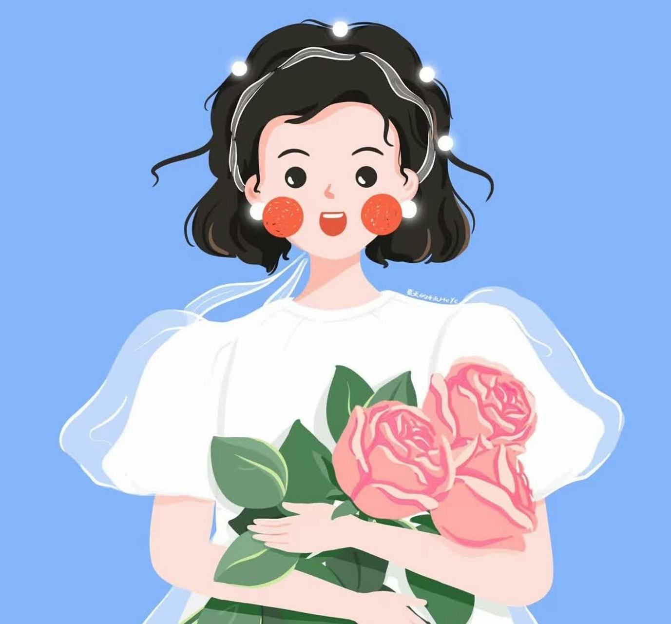 樱桃?微笑少女头像?