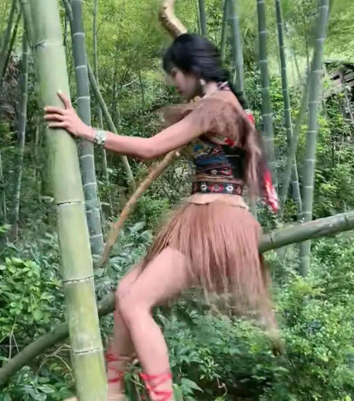 在山上发现了女野人,要不要上报啊?