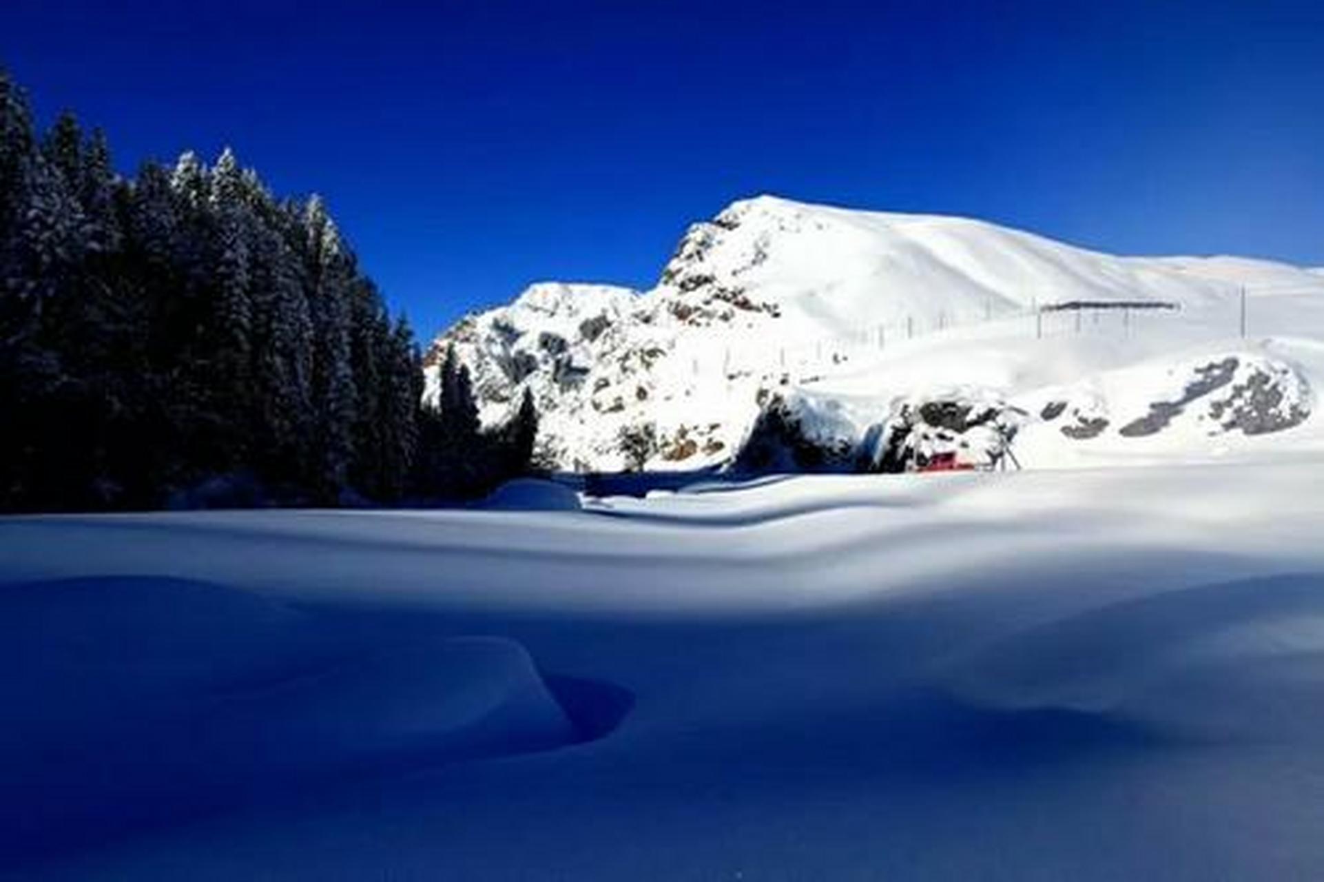 冬季最美的地方,乌伦古湖位于中国新疆阿勒泰地区福海县境内,国家级
