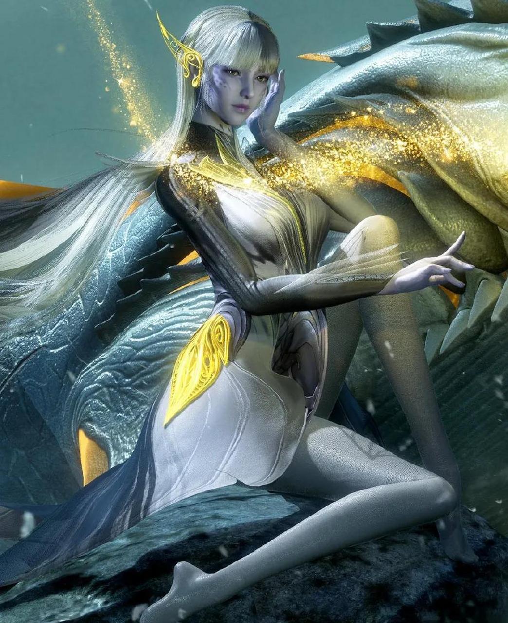 gif创作人#  这是十万年魂兽魔魂大白鲨?