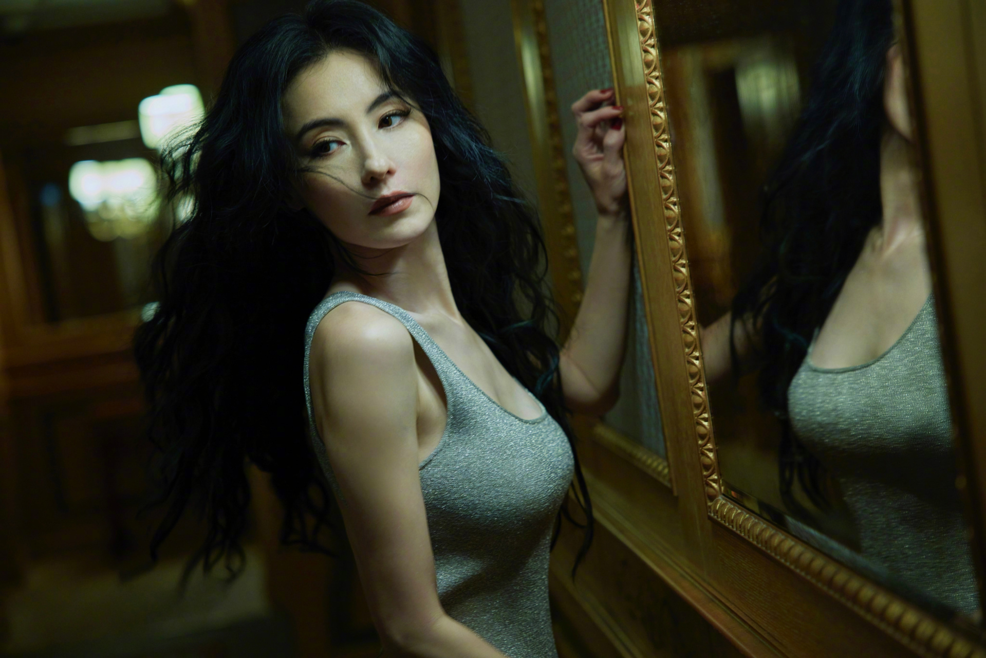 张柏芝最新米兰时装周写真!