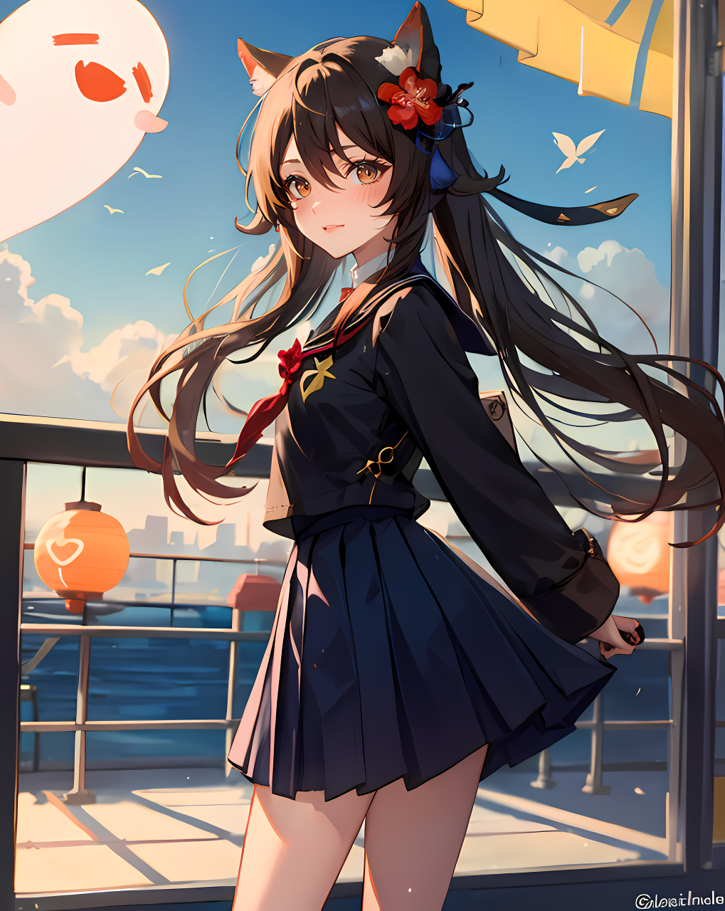 胡桃也太可爱了 #乐享周末分享吧# #原神胡桃# #二次元美图# #壁纸