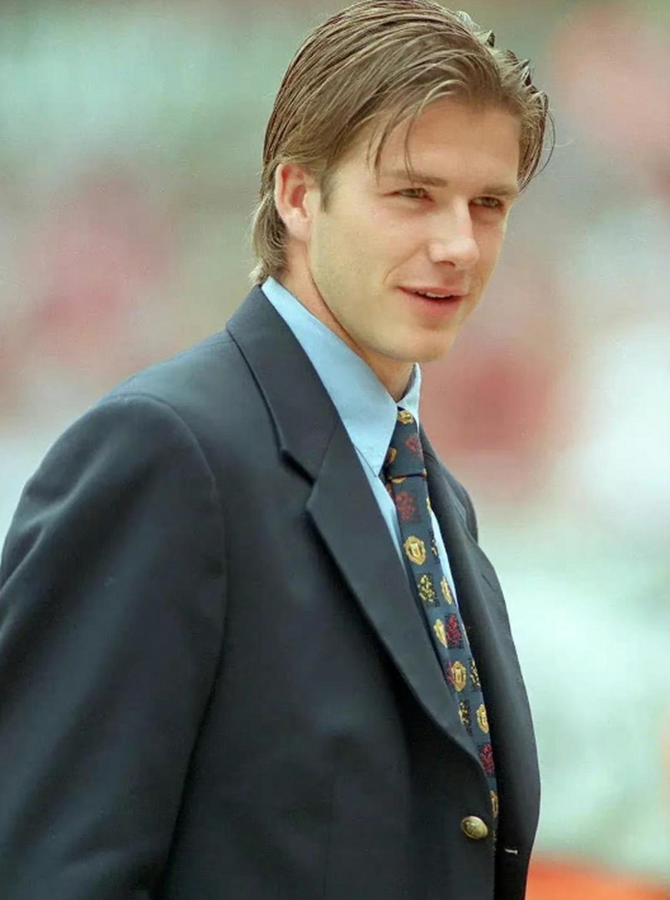 老照片--年轻时候的贝克汉姆