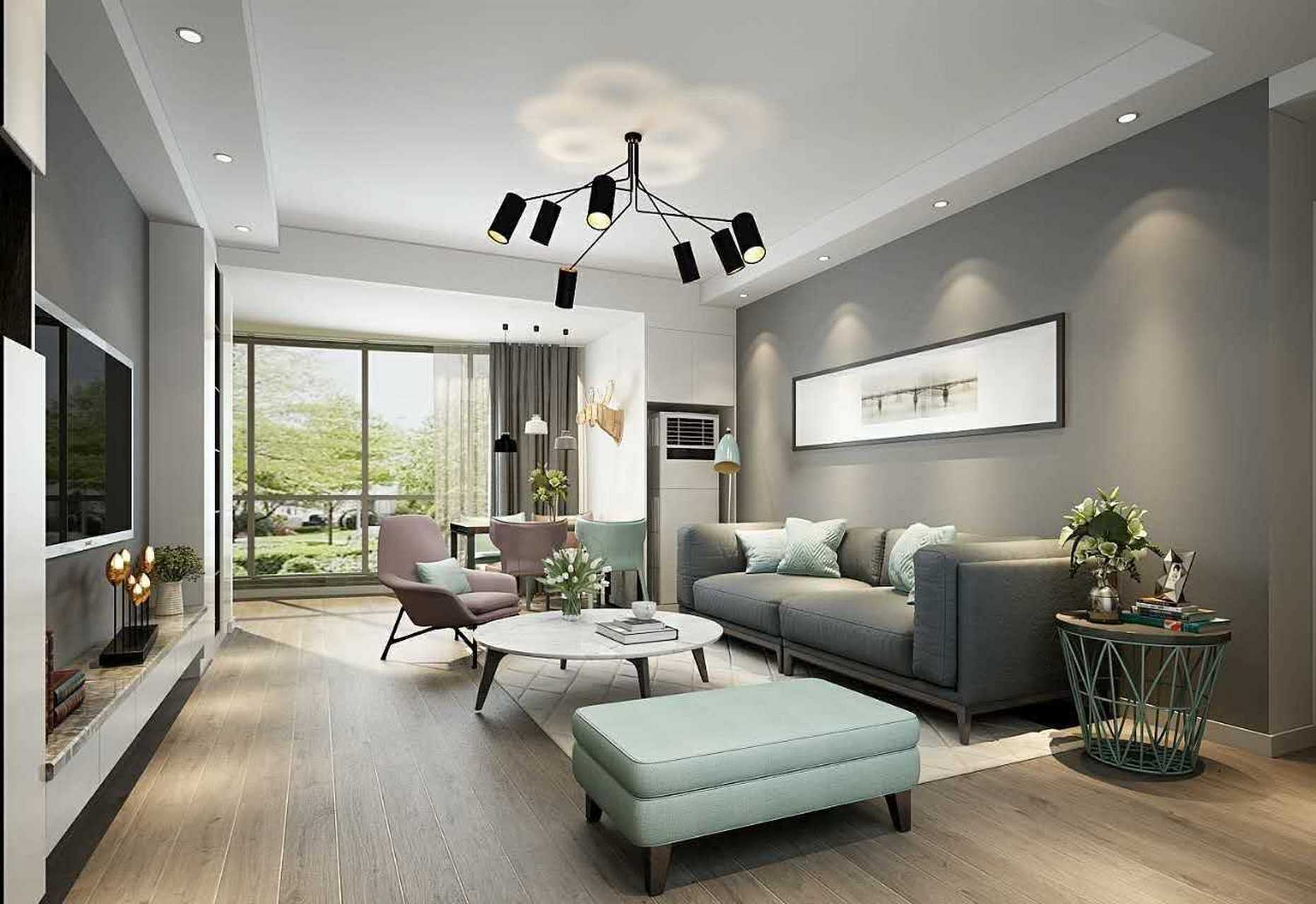 这是给新都一位网友出的装修效果图,现代简约风,房子建面1平,网友家常