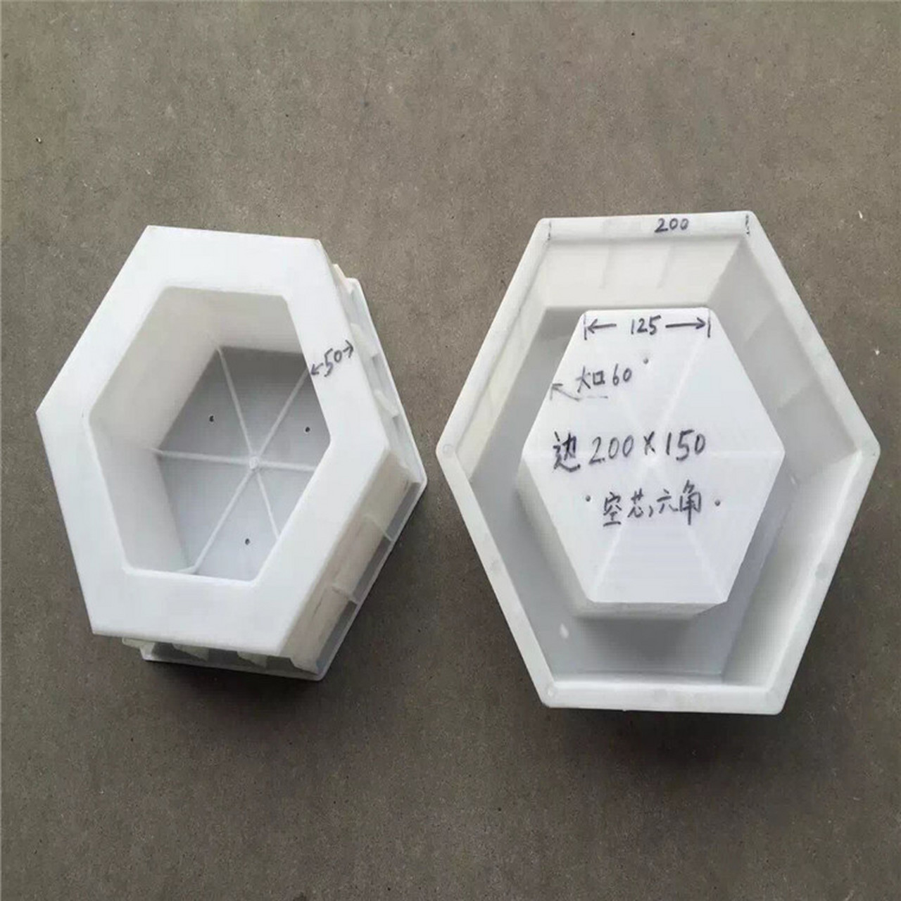 六方块模具,六棱块模具,六边砖模具,六角砖模具