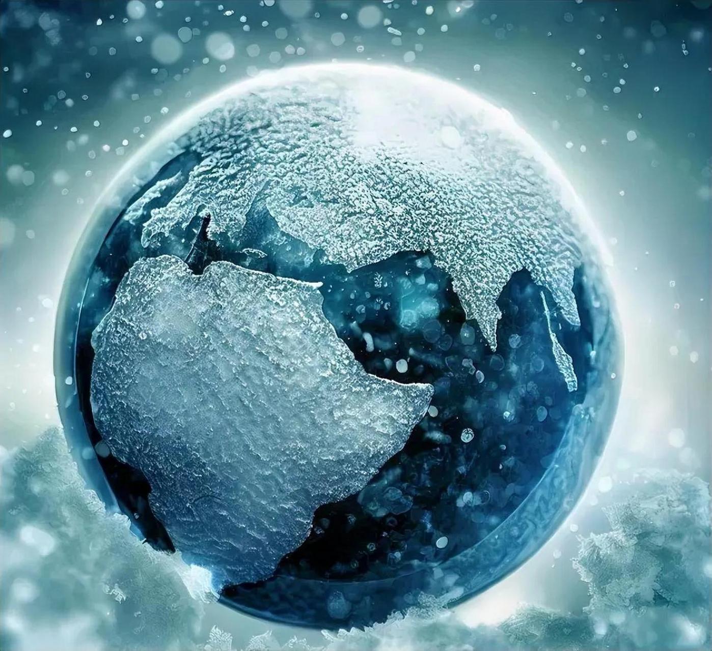 南北两极的冰盖形成的时间可以追溯到约8亿到5.