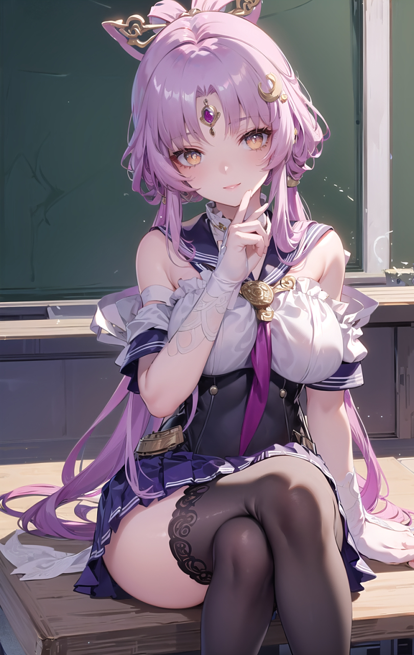 符玄镇楼~ #崩坏星穹铁道# #符玄# #ai绘画# #动漫头像和壁纸