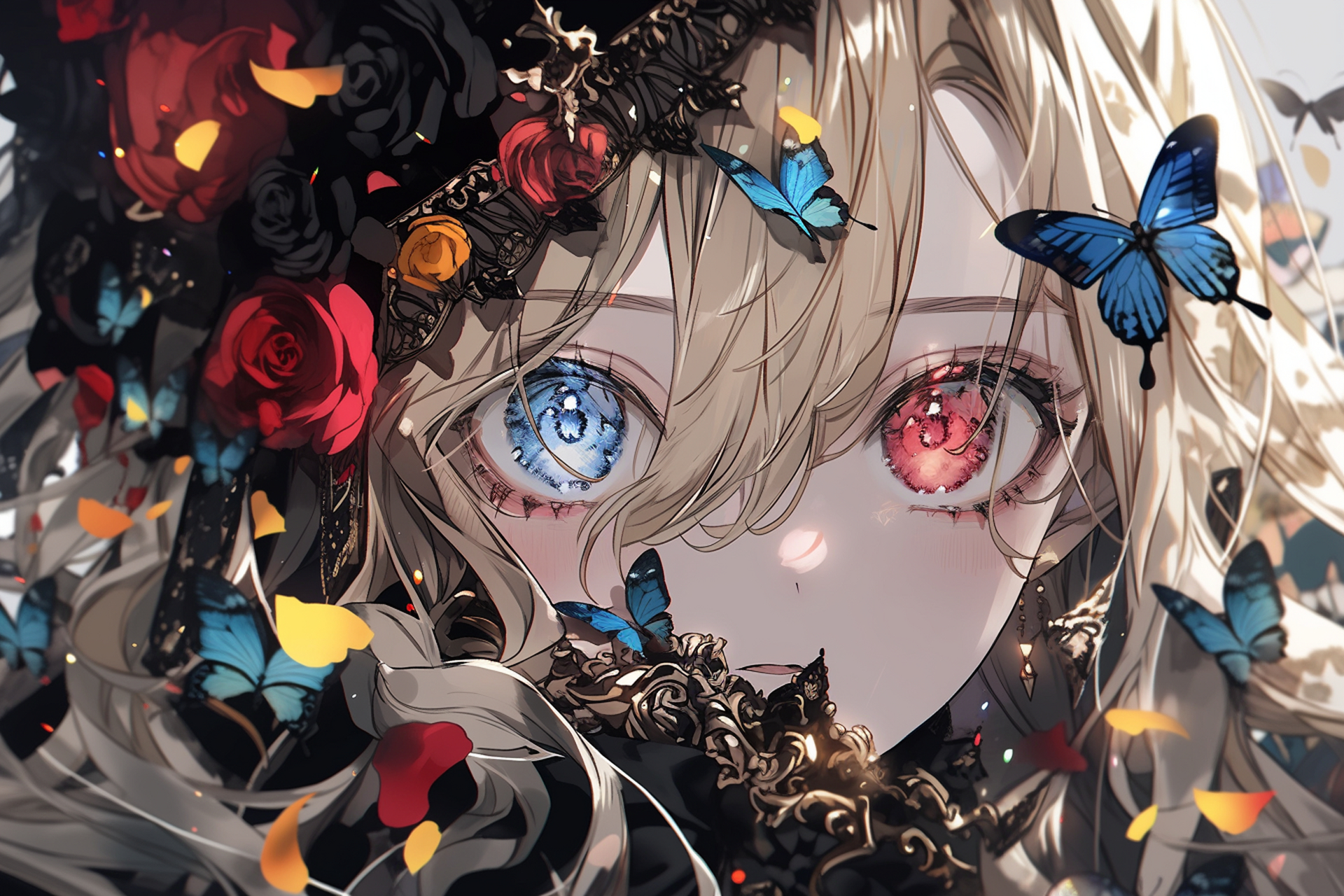 高贵的蝴蝶少女[期待] 二次元美图赏析[嘿哈] #二次元少女