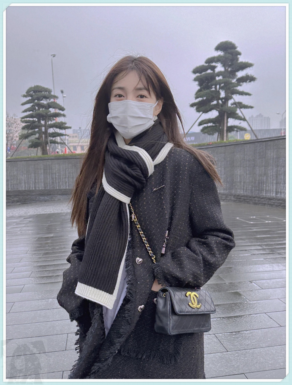 【沈梦辰私服穿搭】  经典黑白色,时尚界的永恒主题.