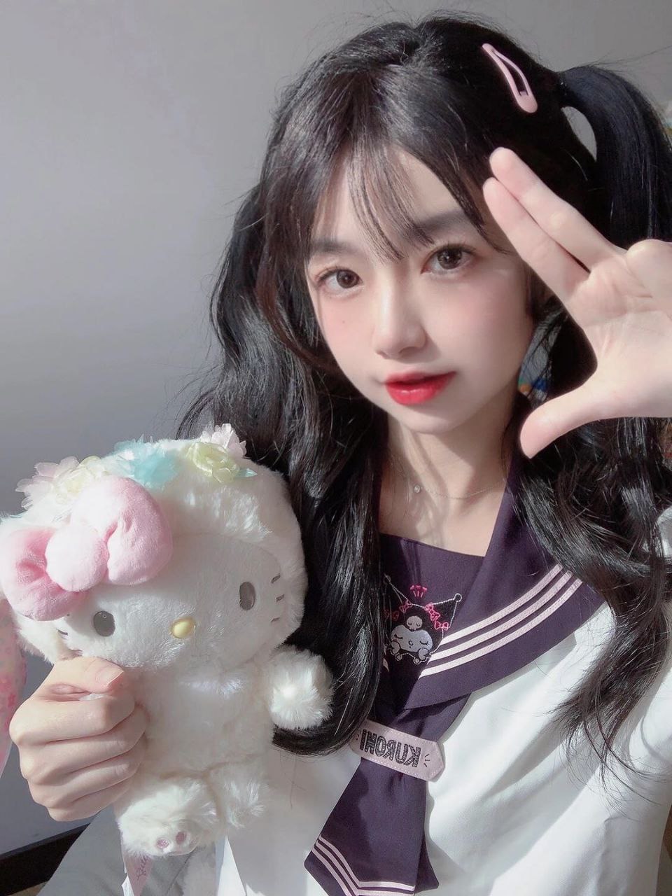 一个可爱双马尾小姐姐#美女写真