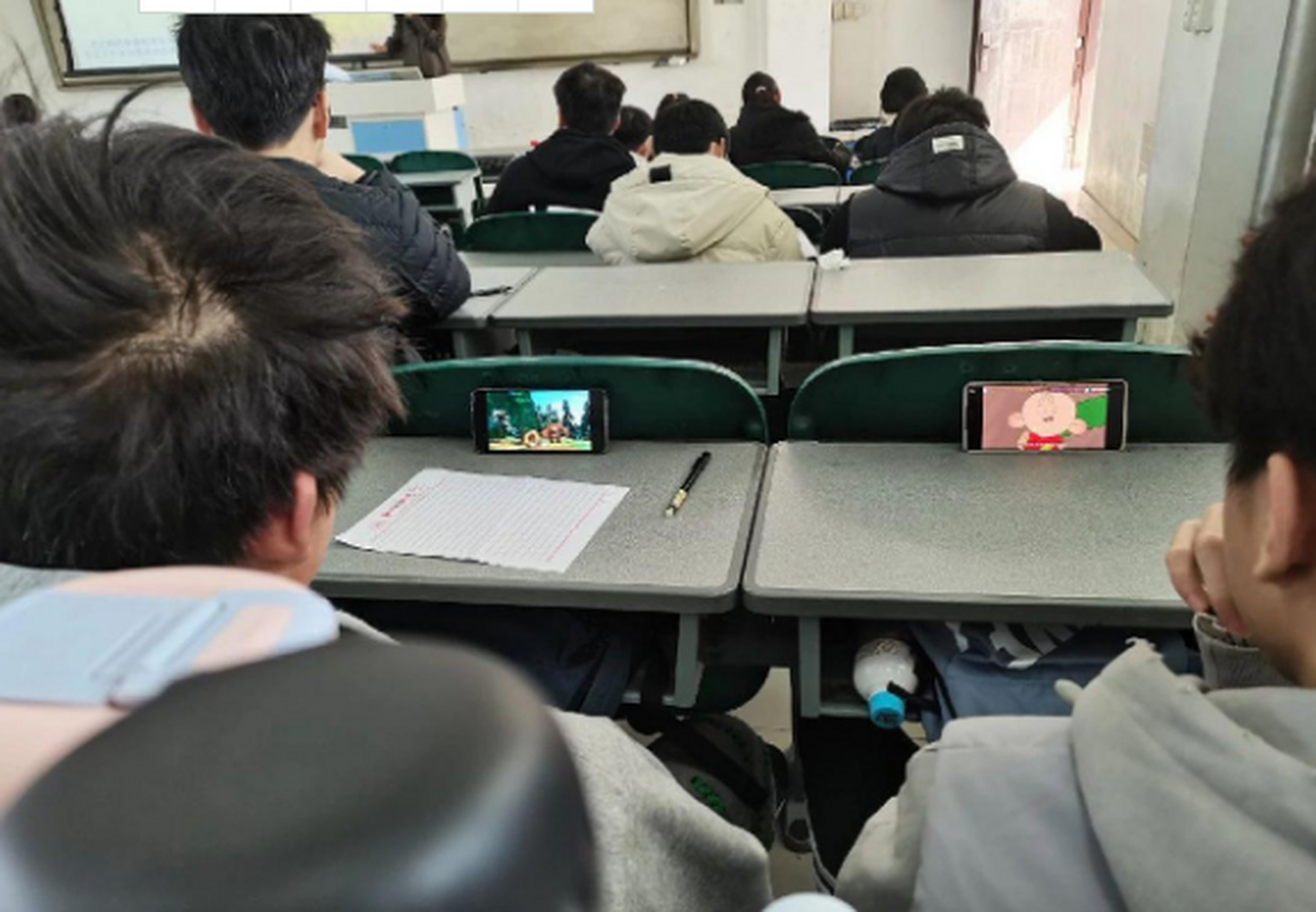 当代大学生的上课现状,有没有你