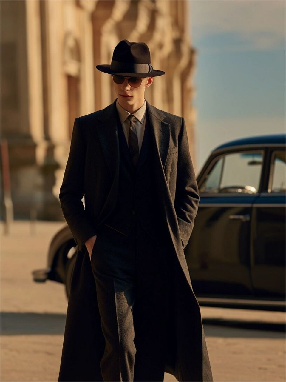 到西服,all black是一种非常纯粹的美,可以展现出极致优雅的绅士魅力