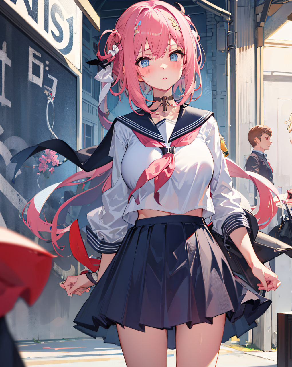 夏天来了,好热呀,该怎么降温#二次元少女美图