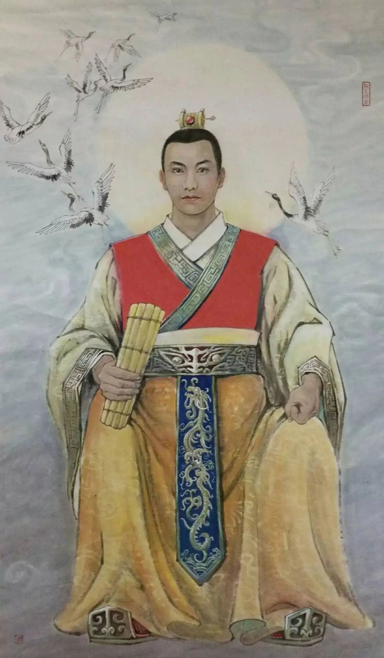 崔文子不知道白霓是王子乔的化身,引戈投向白霓,击中了它,于是白霓