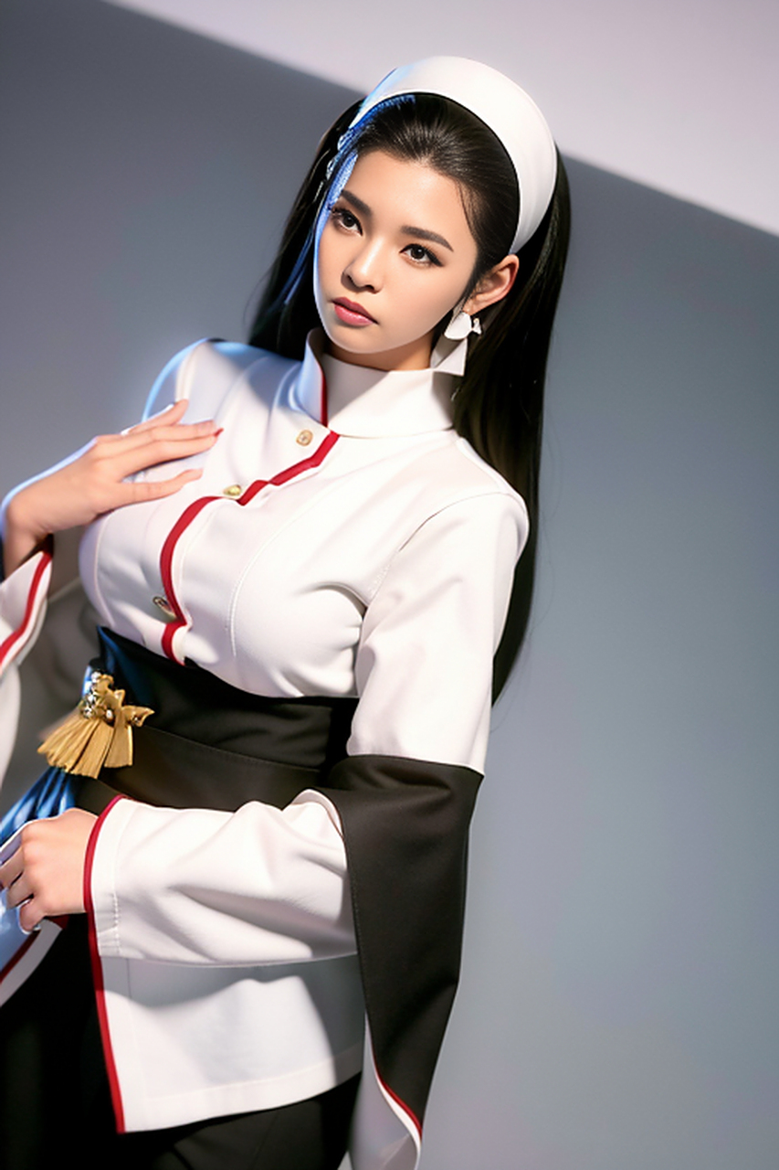 stable diffusion webui自绘图:拳皇神乐千鹤模型展示.