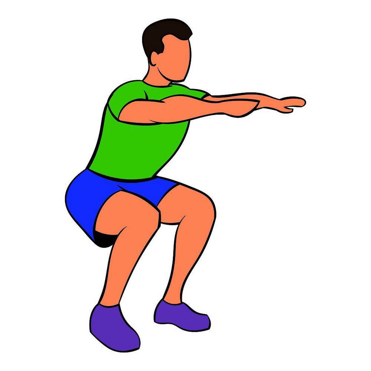 【锻炼股四头肌的好方法——靠墙静蹲】 具体练习方法是:背靠墙,双足