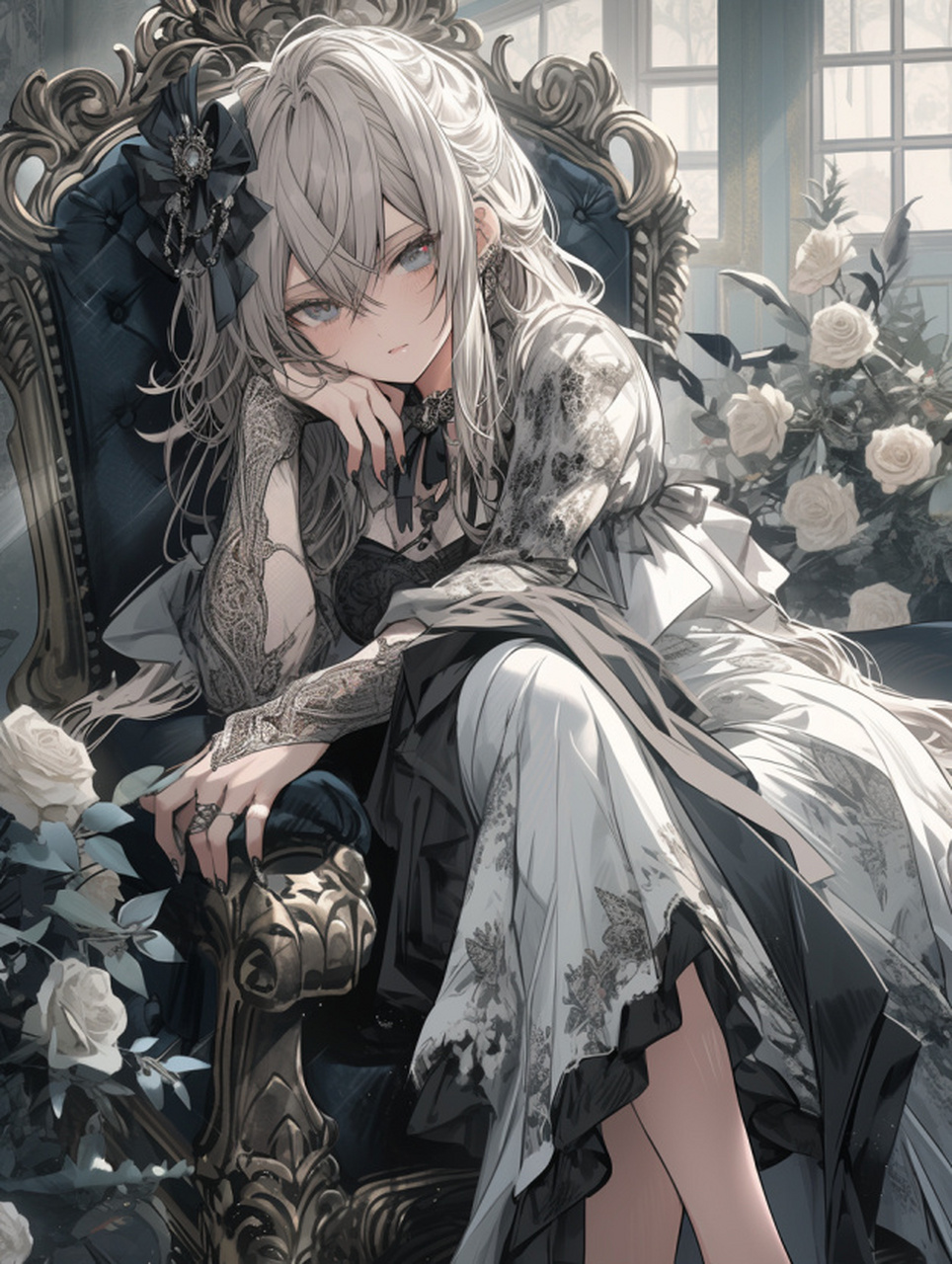 ai绘画# 好好看的贵族公主[期待]