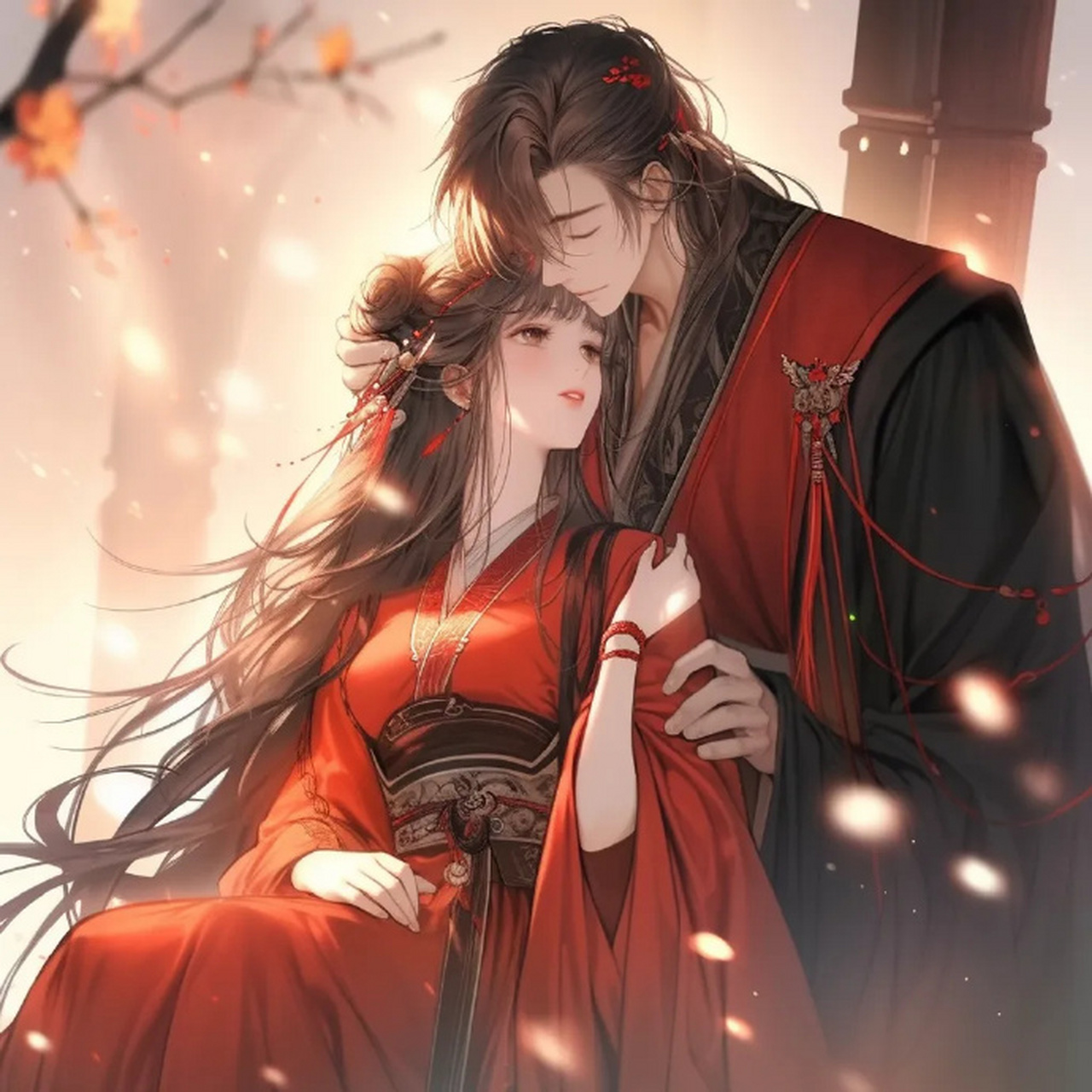 甜酥酥古风情侣头像