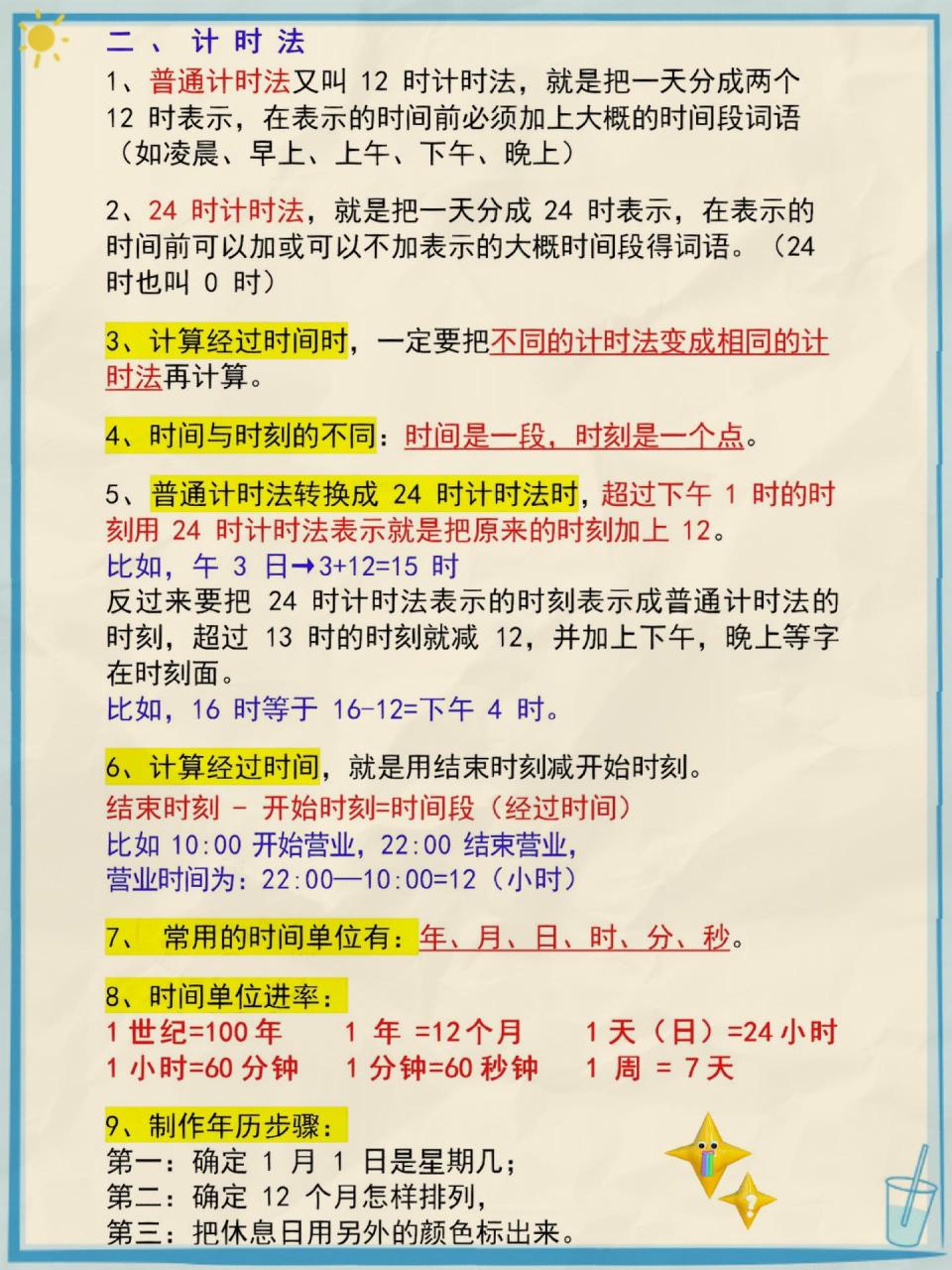三年级下册数学《年月日》知识重点,整理的很仔细,家长为收藏给孩子!