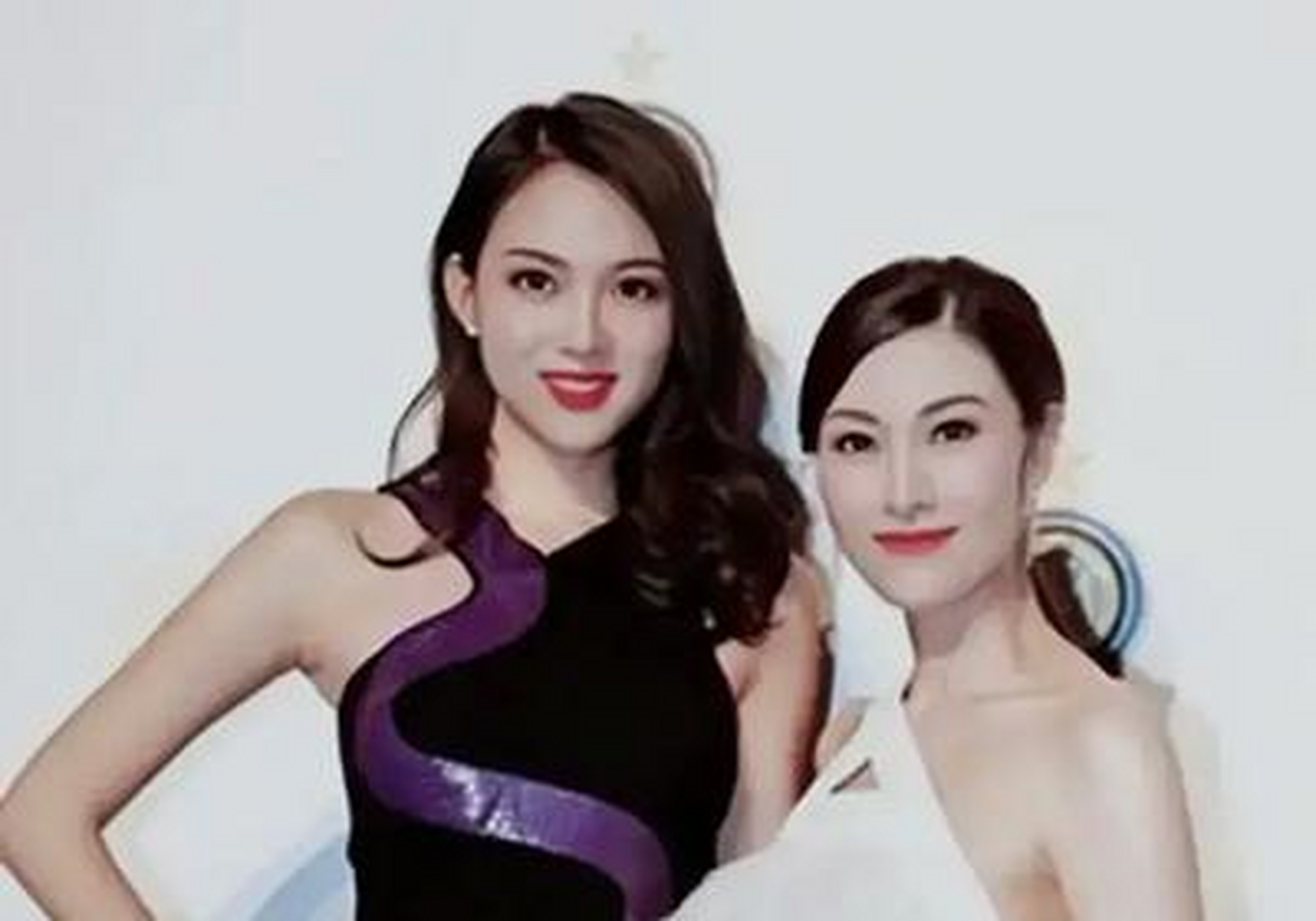 与第一美人李嘉欣同框也不输[小黄鸭] 世界小姐张梓琳不管是颜值还是