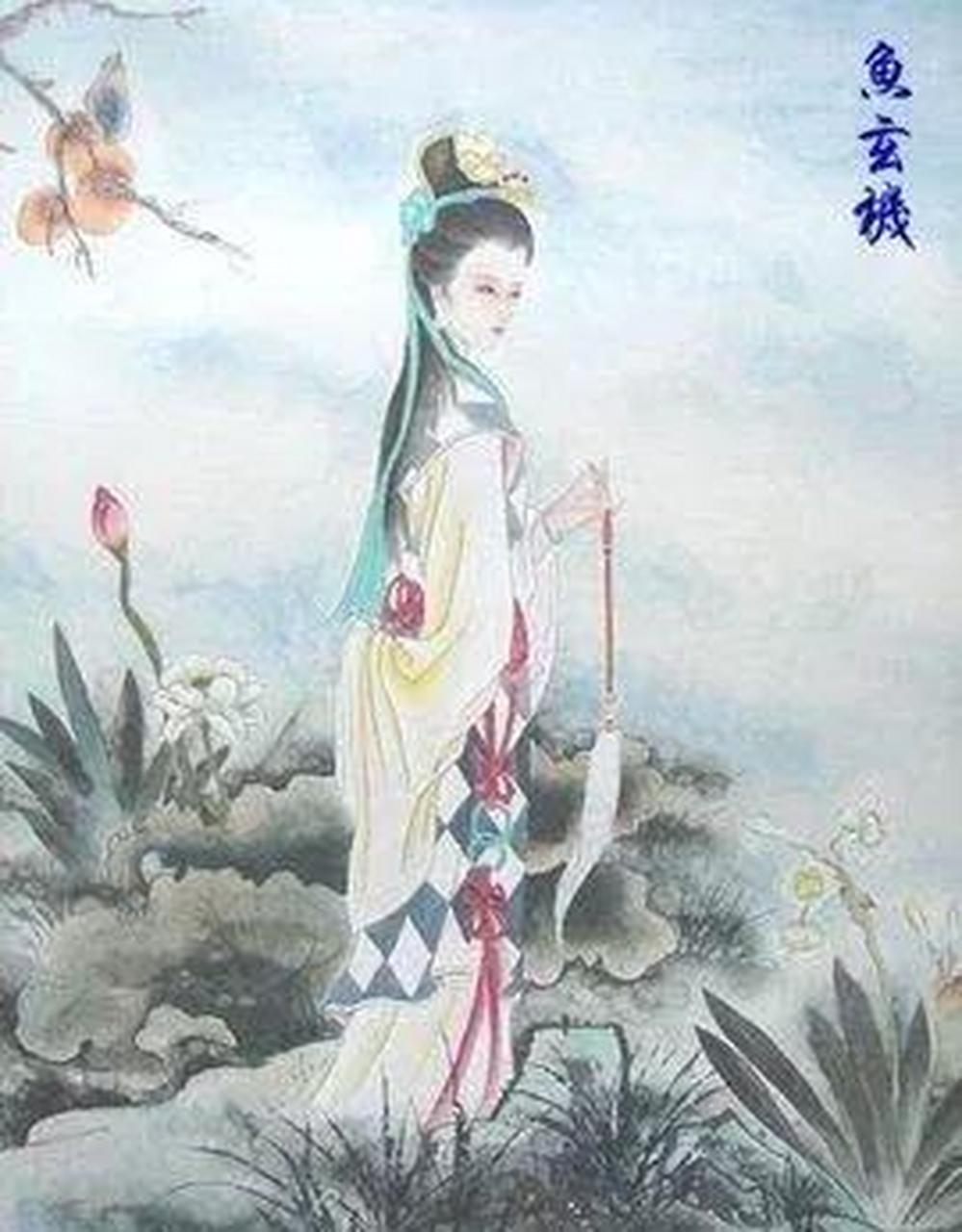 道士鱼玄机拿着鞭子大打出手,嘴里还怒吼着:贱婢,勾引男人,还不承认?