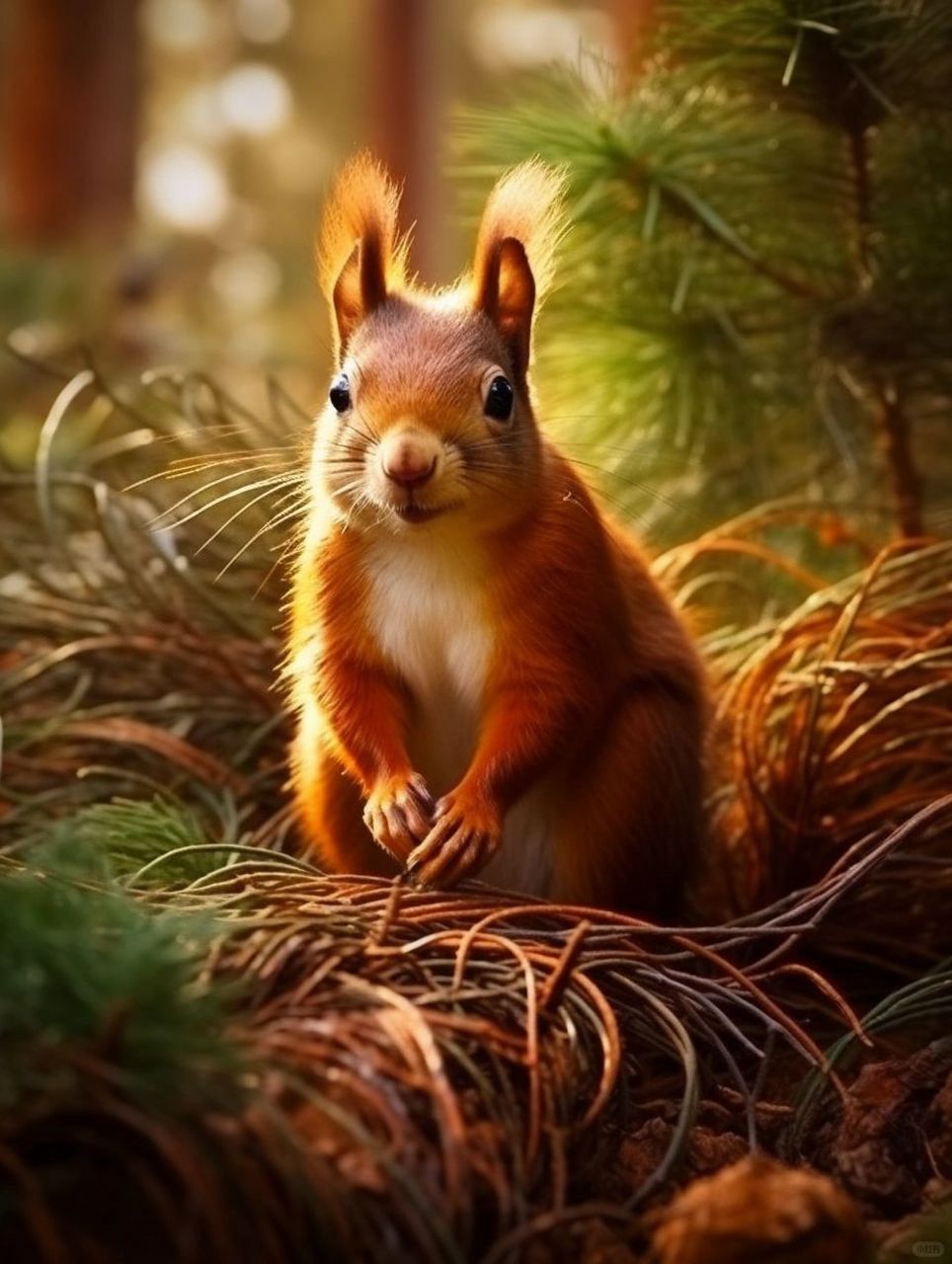 魔王松鼠姑娘  养过十年的魔王松鼠,是一个性格恬静又漂亮的姑娘,有很