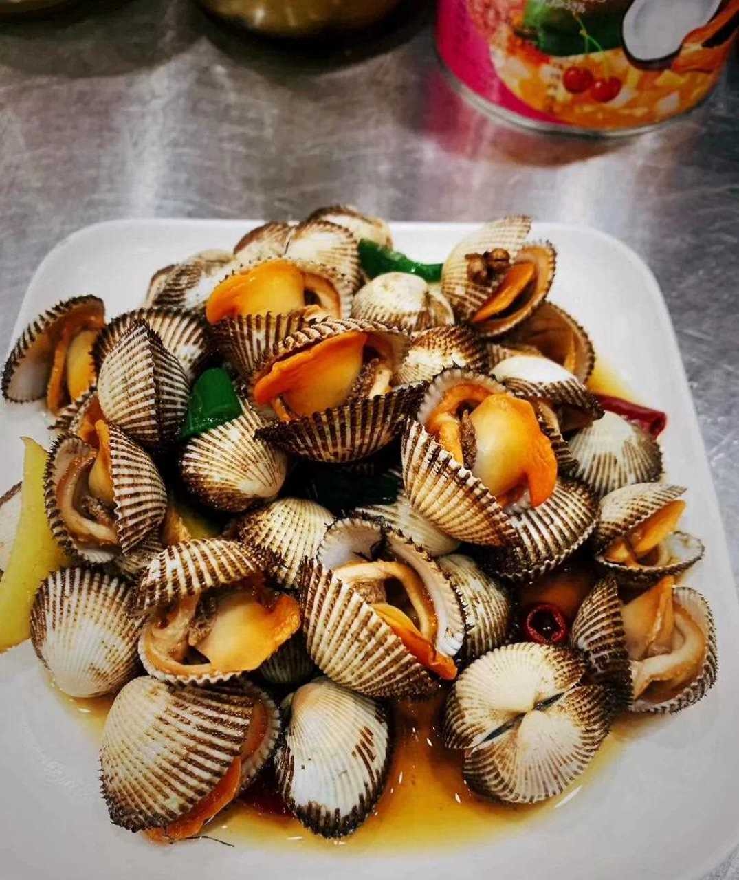 汉沽特色八大馇之一-馇蚶子[大哈]  [鲜花] 红蛤就是血蛤生长在海边的