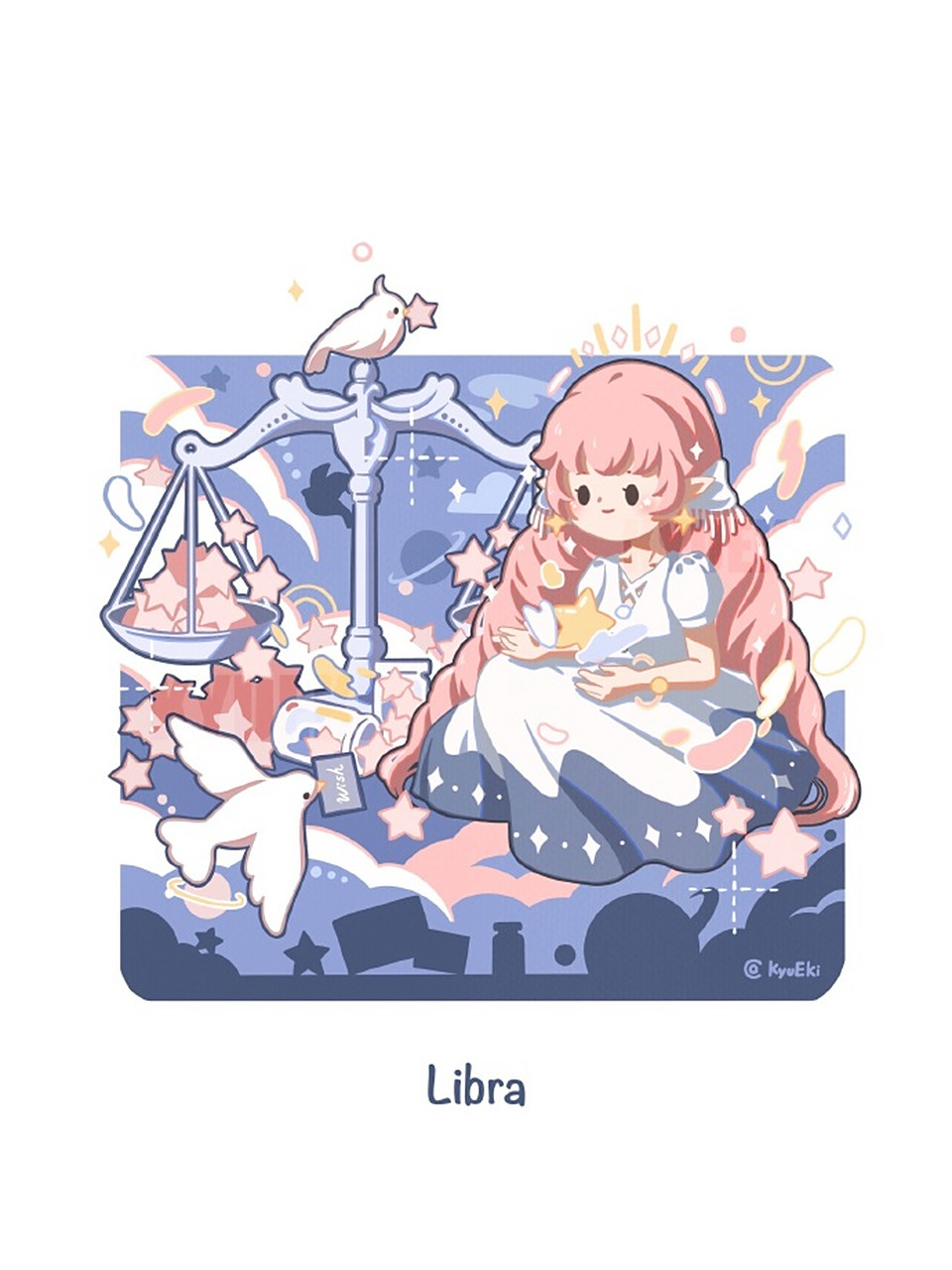 可爱拟人的十二星座第一波,可爱又软萌的星座纸片人来了!