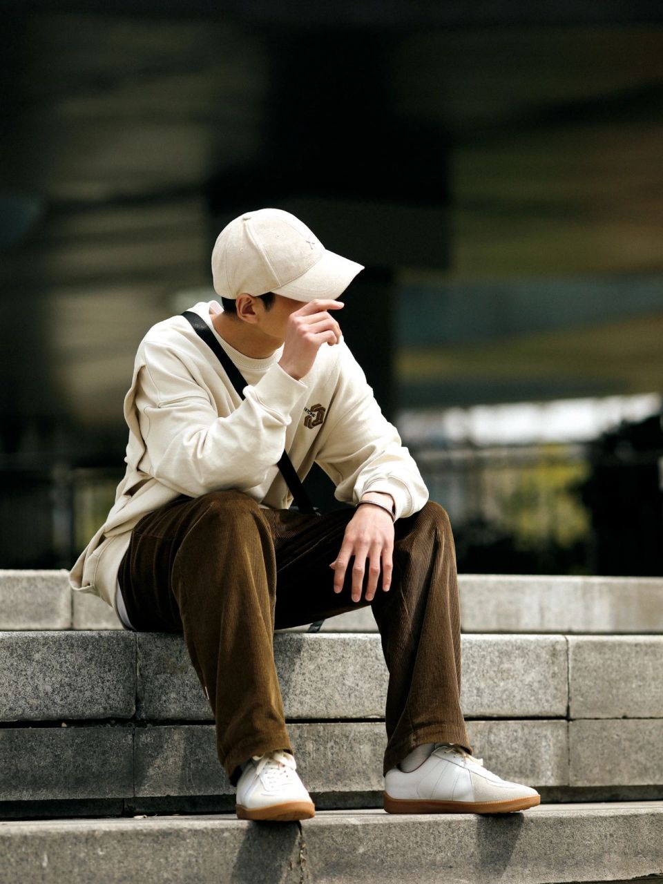 "ootd  街头复古cityboy日系穿搭舒适·随性  今日分享 卡其77棕色