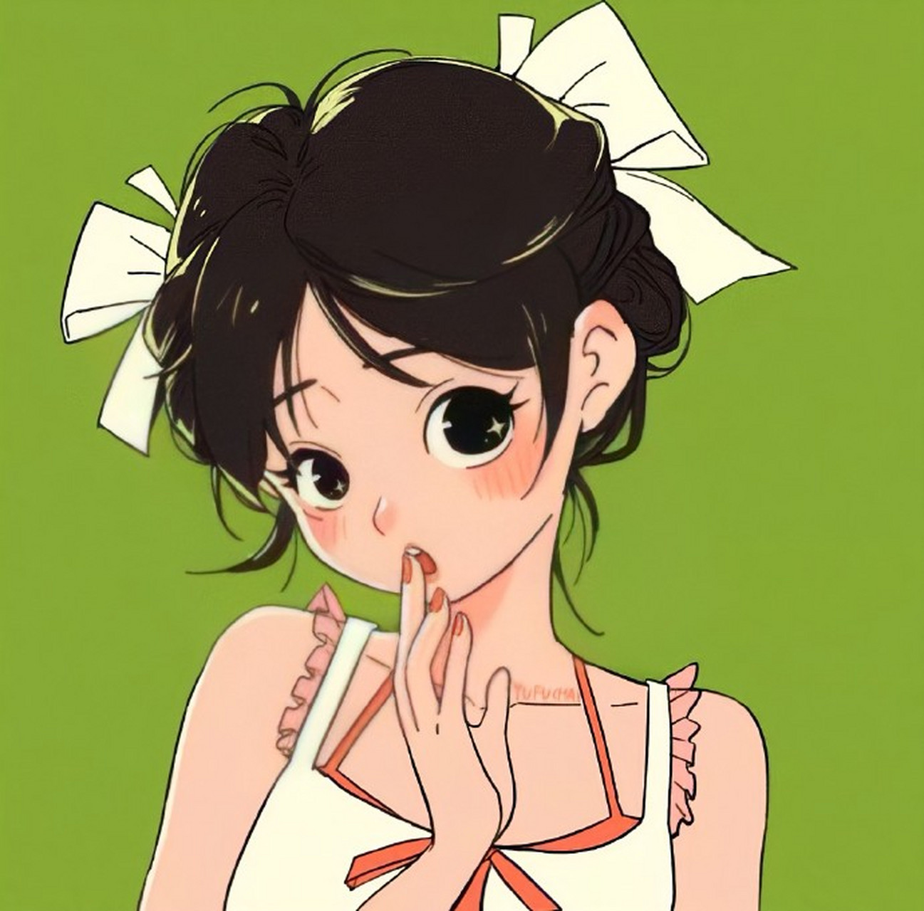 676767太爱啦～#头像# #绿色系头像# #个性头像