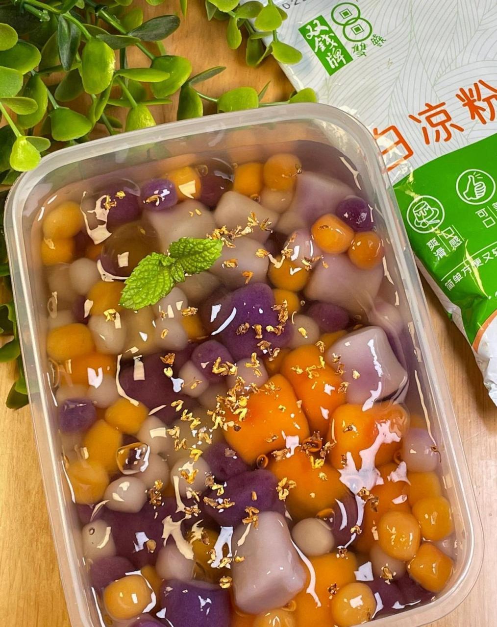 桂花芋圆冰粉,求求你们快去试试这个做法?