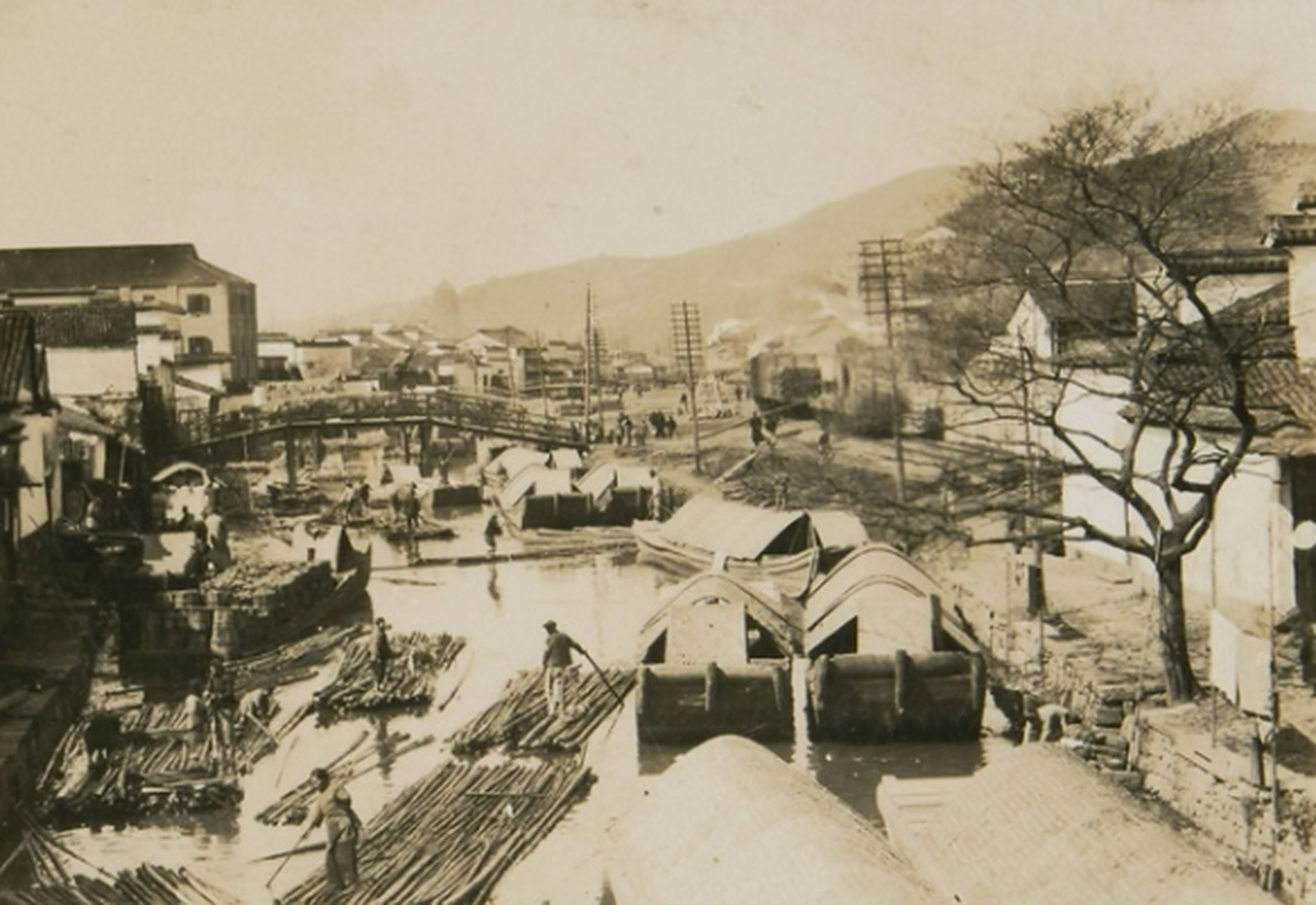 历史老照片# 1937年杭州老照片,90多年前的西湖风光旧影.