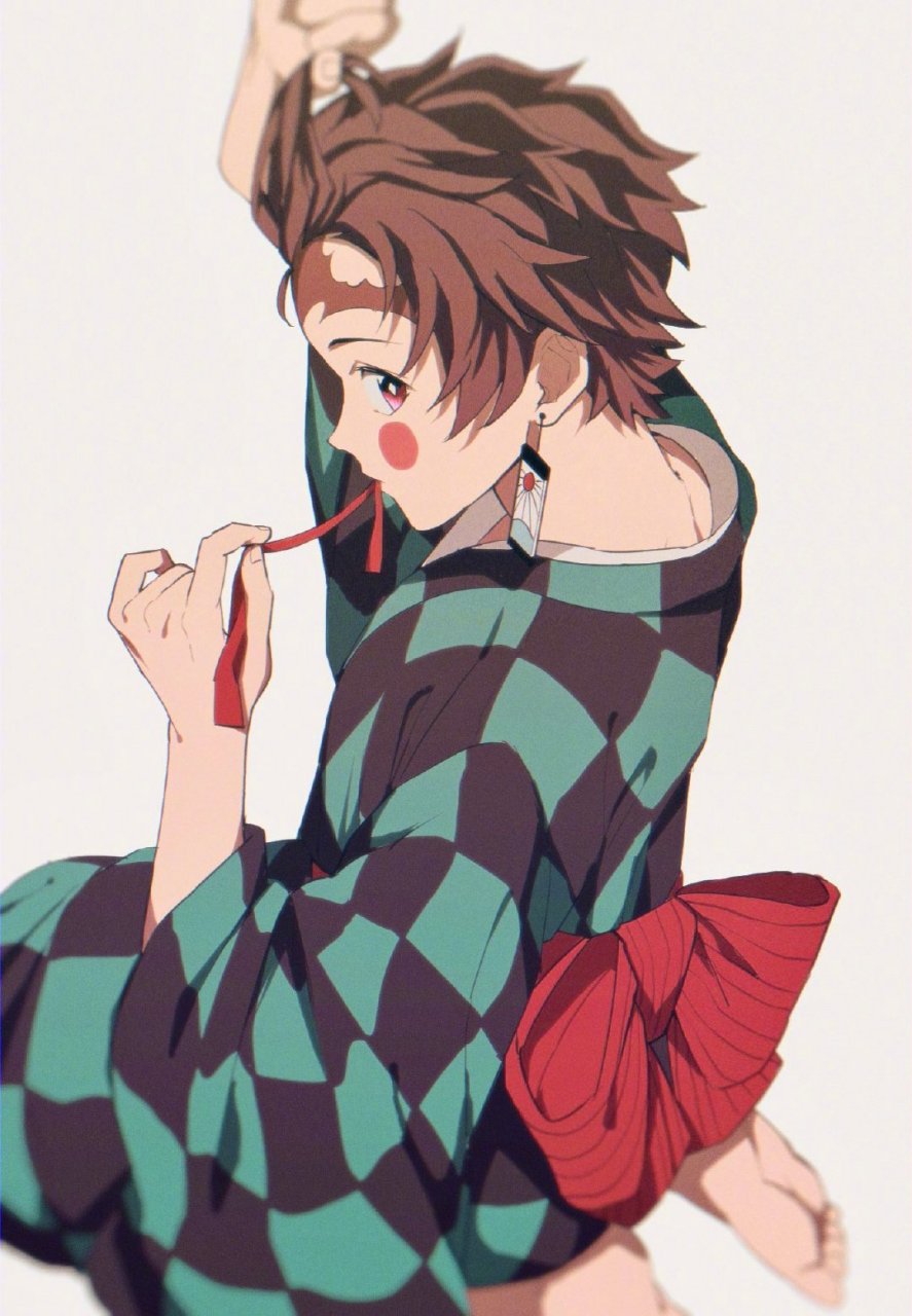 女装炭治郎这个动作也太妩媚了吧[捂脸]