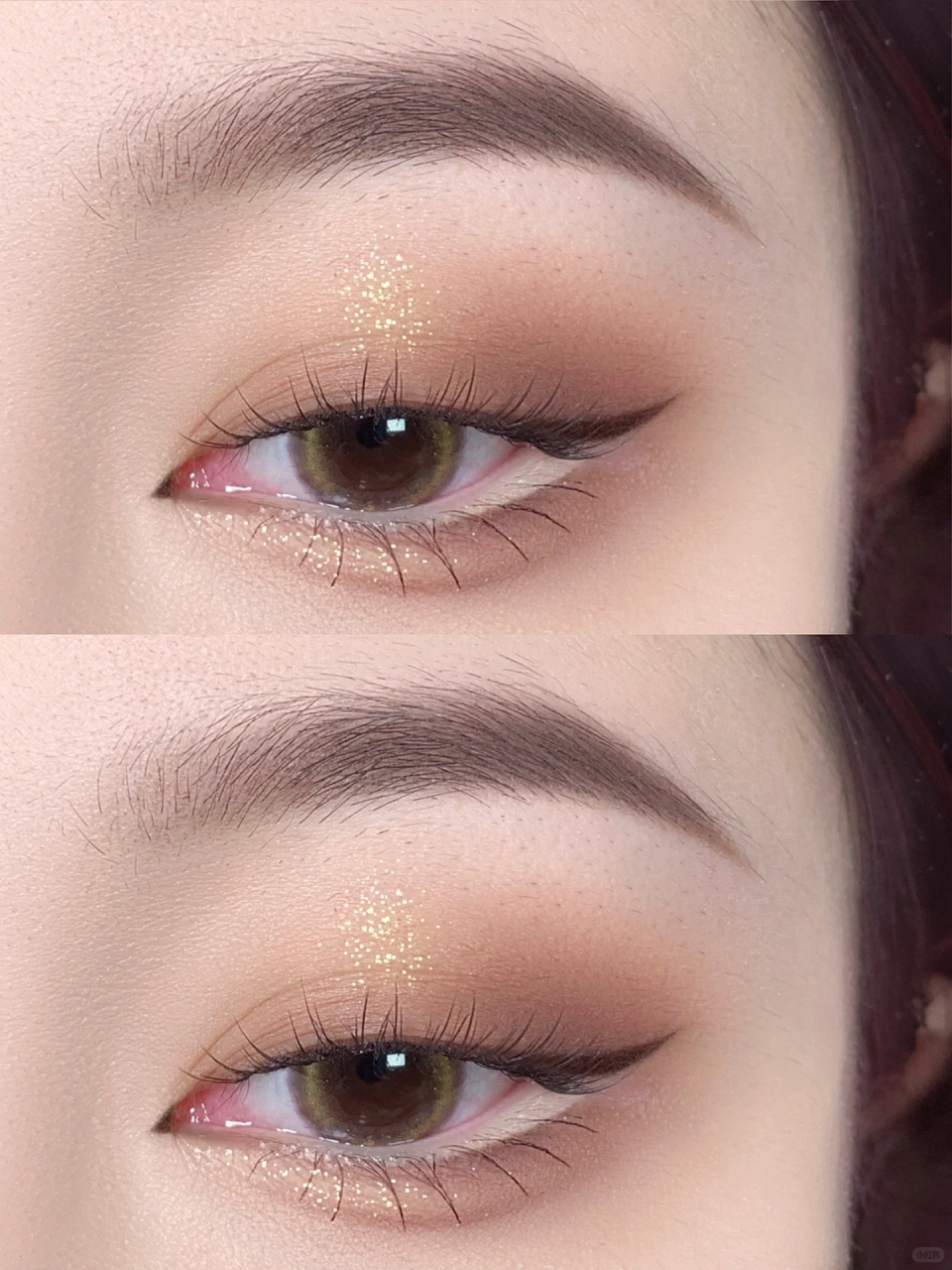 nyx琥珀茶棕消肿眼妆你们催的睫毛教程6015 今天依然是一个比较有