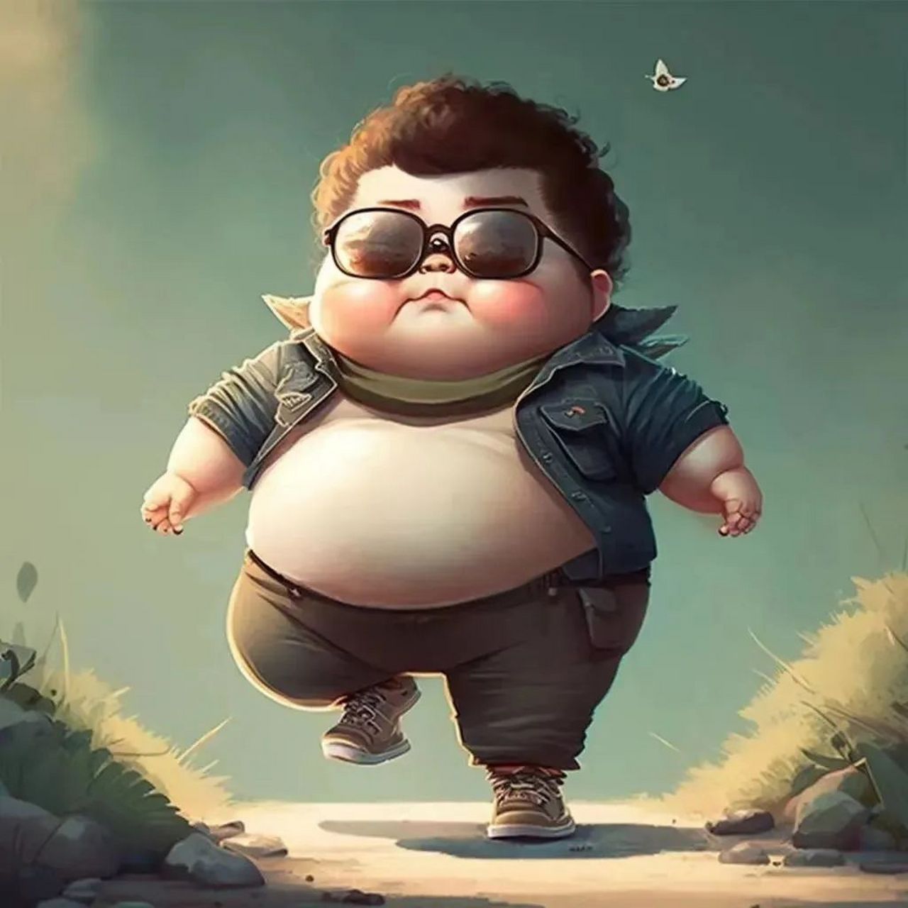 九月动态激励计划# [心][心][心]今日份的可爱胖子头像,高清无水印