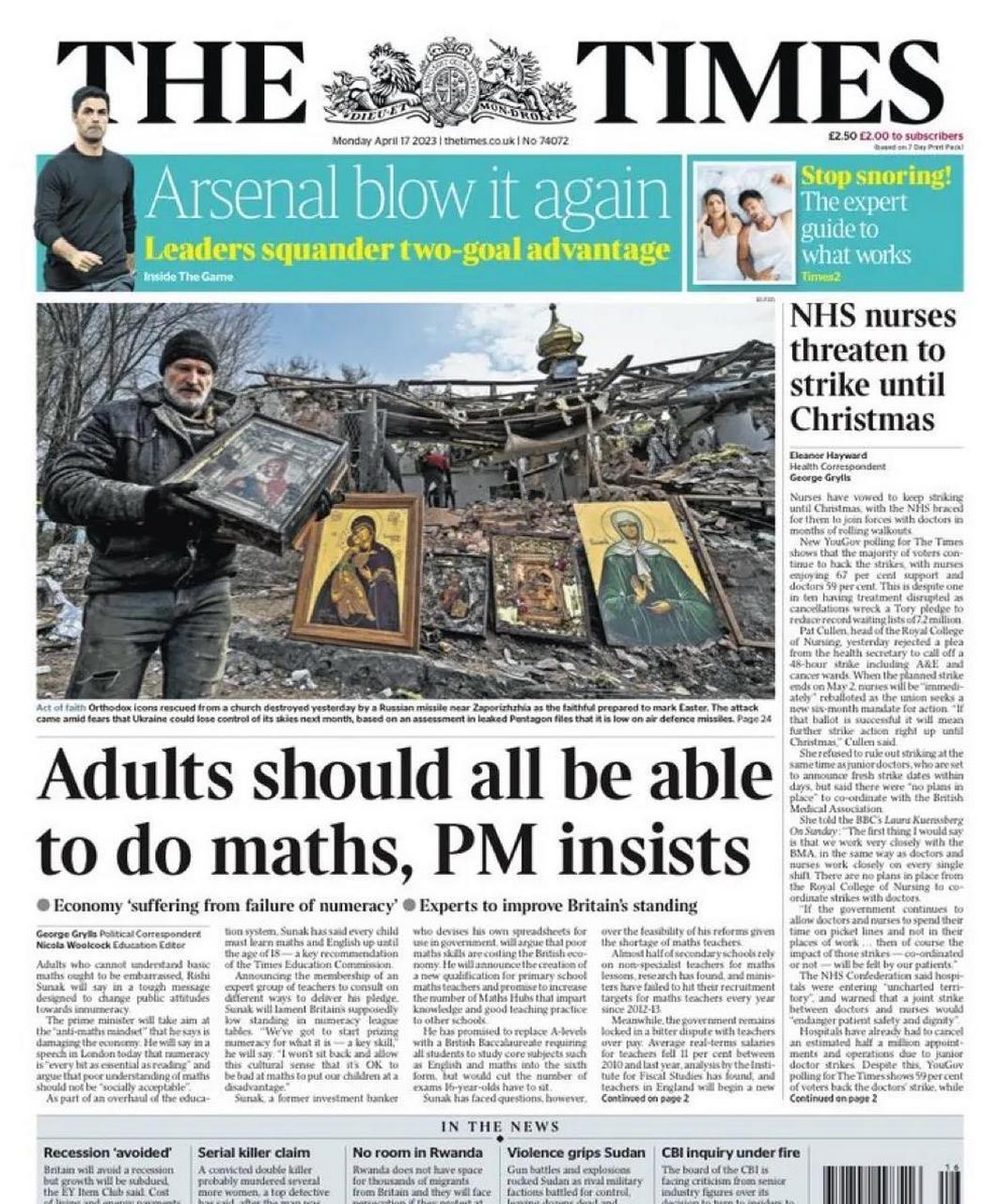 李文读报# 《泰晤士报》报道,英国首相苏纳克今天将发表讲话表示