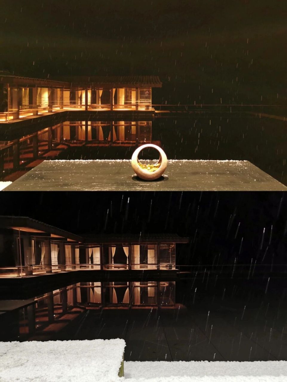 去年冬天成都下了一场罕见的雪,青暇整个银装素裹,入住的客人可高兴坏