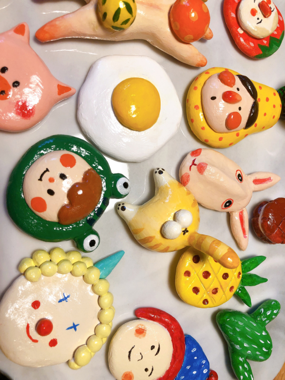 第一次玩石塑粘土,根本停不下来