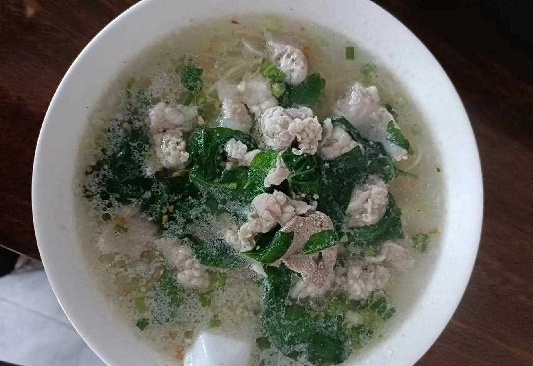 枸杞叶猪杂汤——清热解毒,清肝明目,口味清淡,营养健康,可以多喝哦.