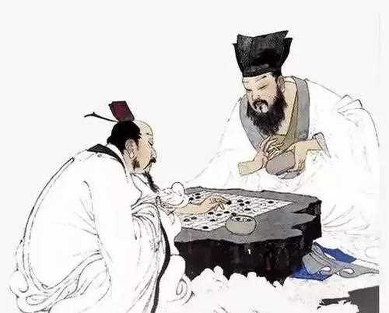 下象棋 国画图片