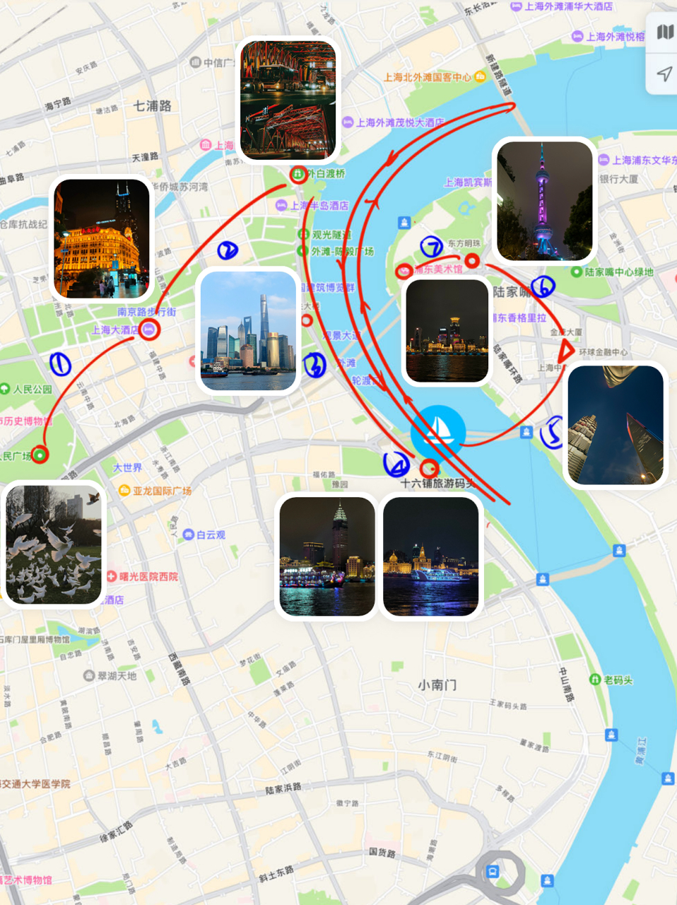 分享上海外滩半日citywalk~ #旅游# #上海外滩# #上海旅游攻略