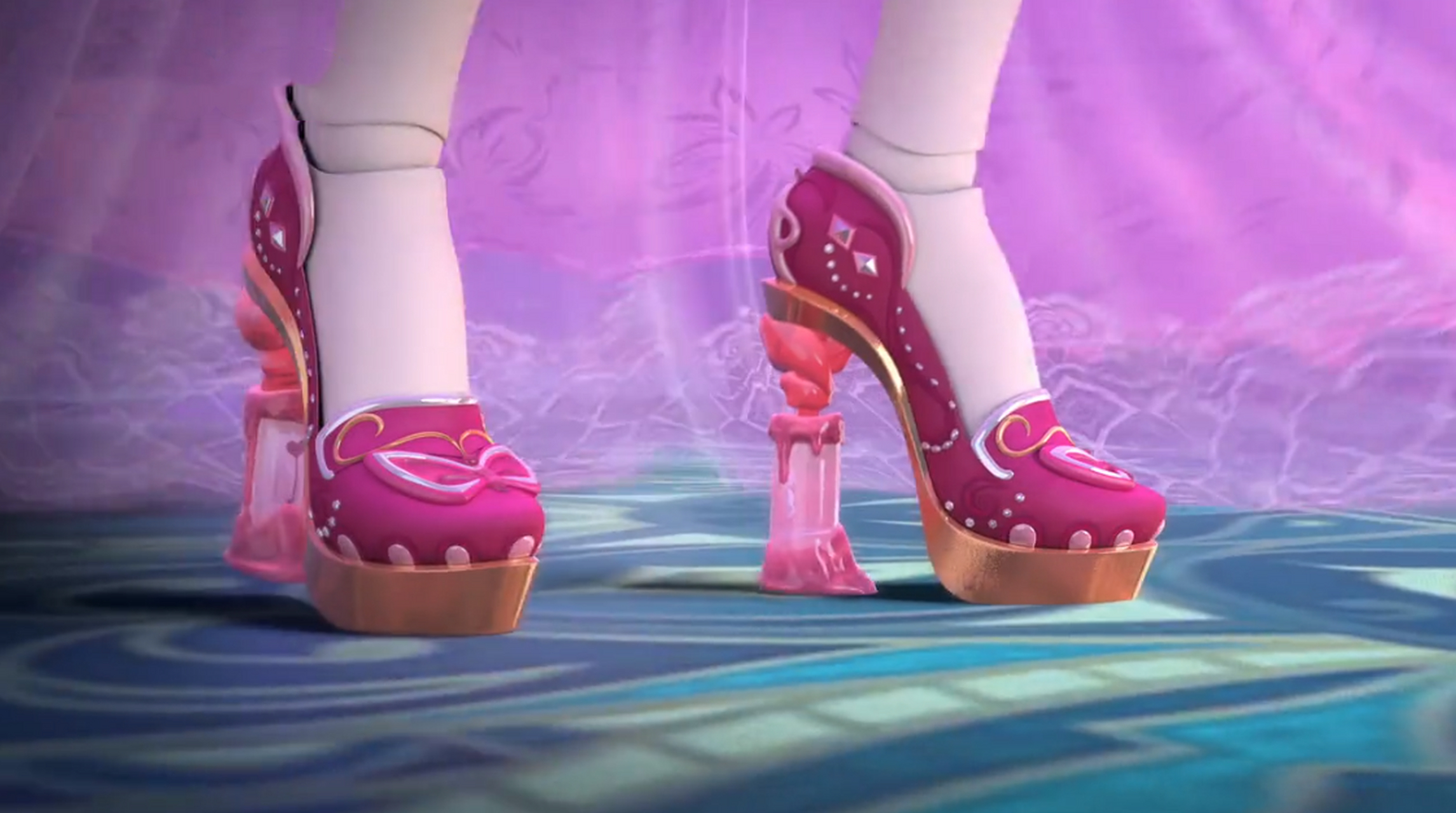 叶罗丽#各种红色系鞋子.