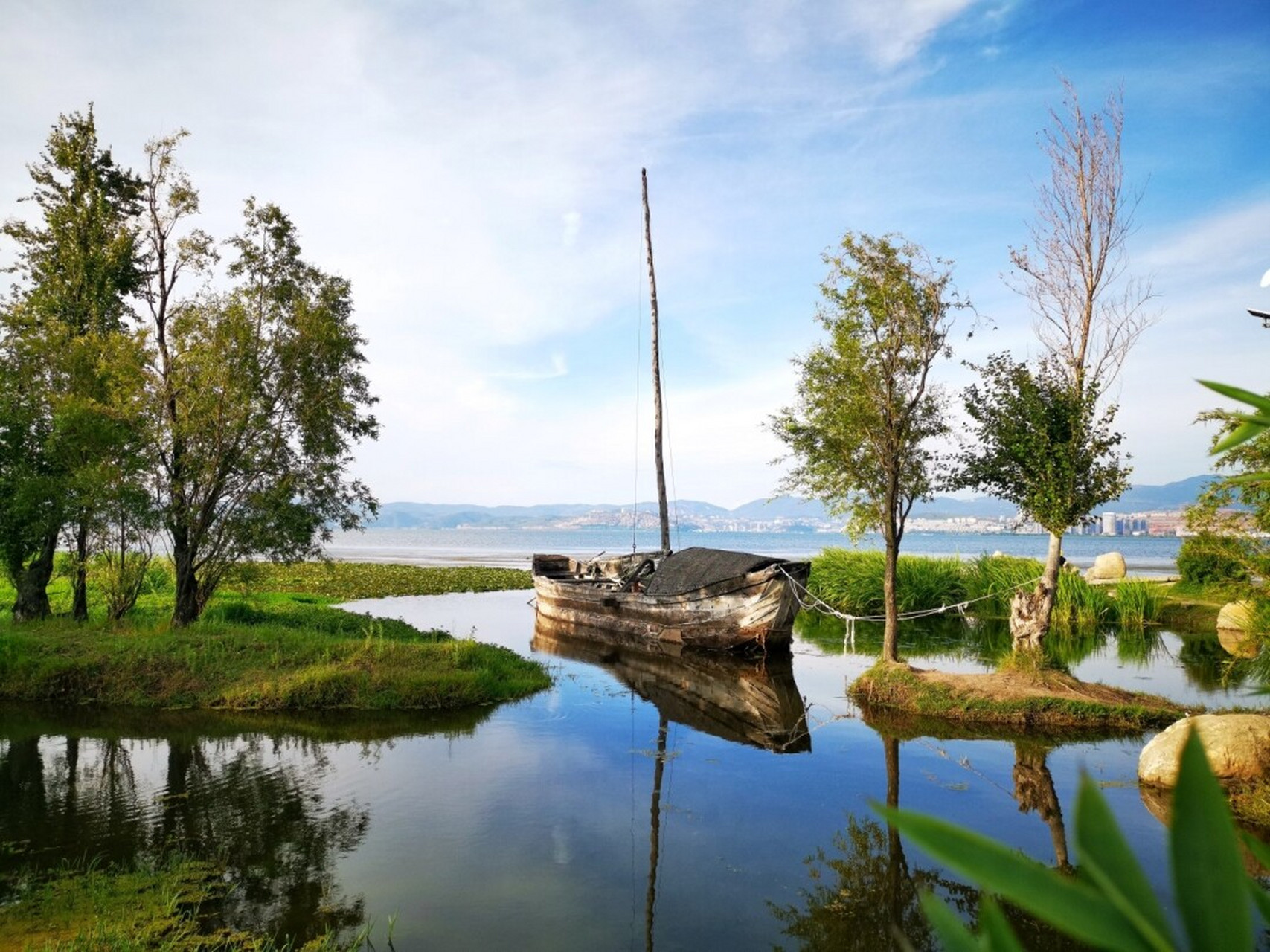 大理洱海旅行,最美的洱海月湿地公园,免费零距离亲近洱海,很值得一游.