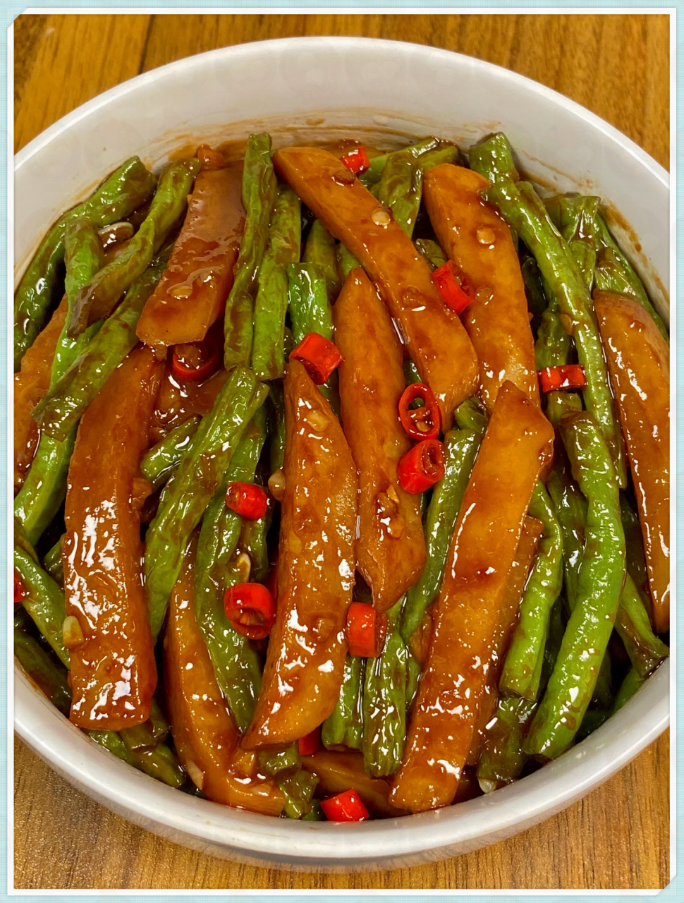 豆角炒土豆,简直是齿颊留香!