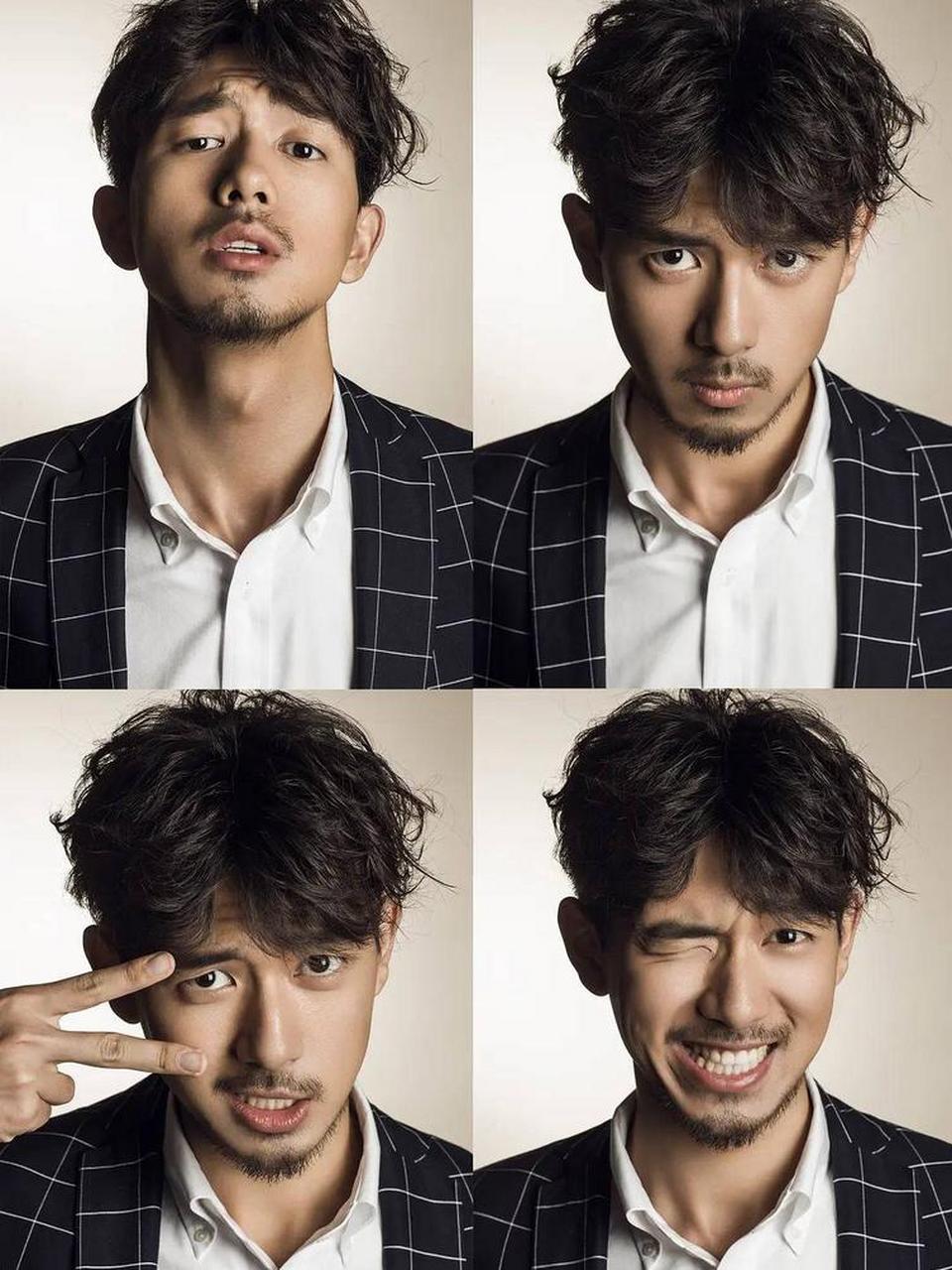 李现四连拍,性感的小胡子.