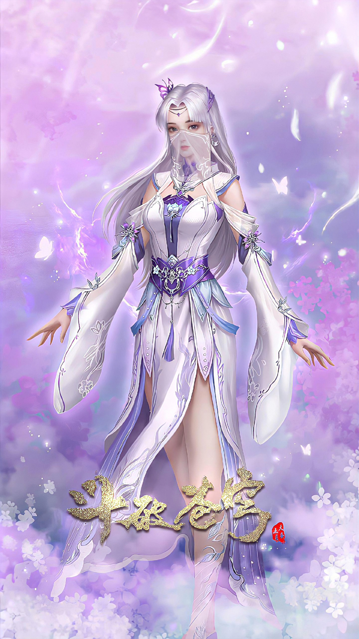 国漫女神|《斗破苍穹》小医仙ai高清手机壁纸:你幸福,你快乐,我在一旁