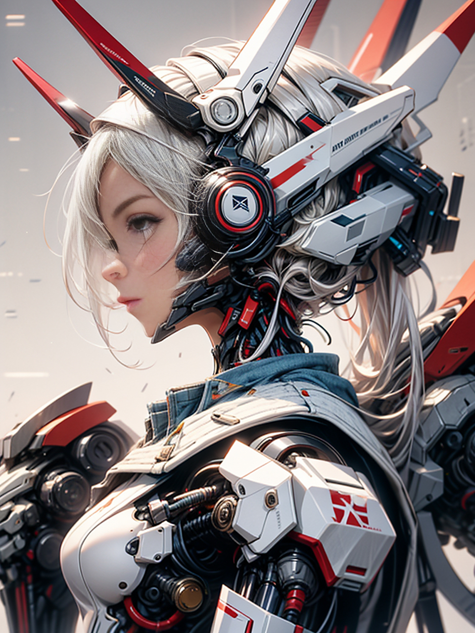 我喜欢的机甲少女#二次元机甲少女美图分享# #机甲少女