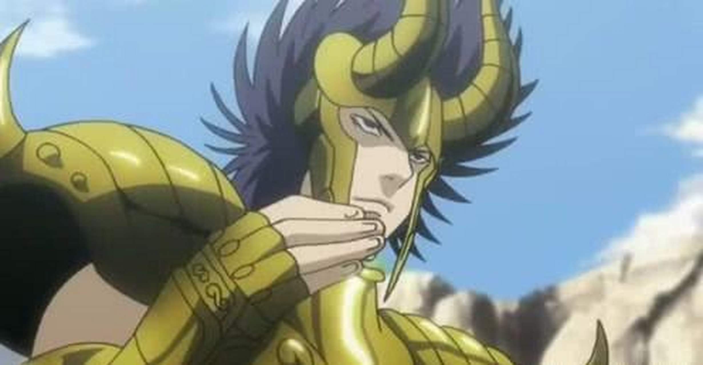 gif创作人# 《冥王神话》中最强单杀战士山羊座黄金圣斗士艾尔熙德