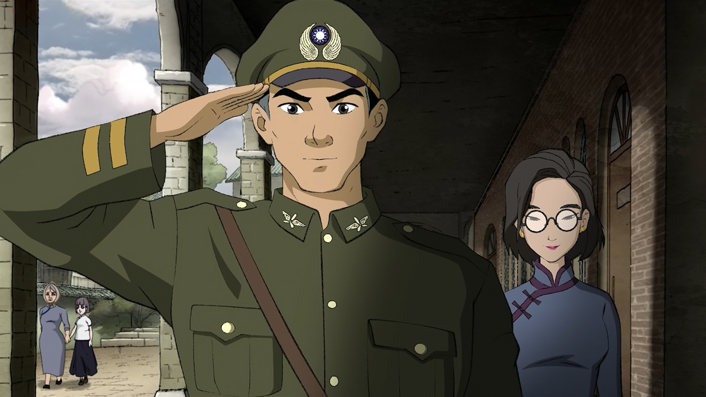 国漫手绘壁纸|重庆原创抗战动画电影《火凤重天》超高清4k壁纸:影片