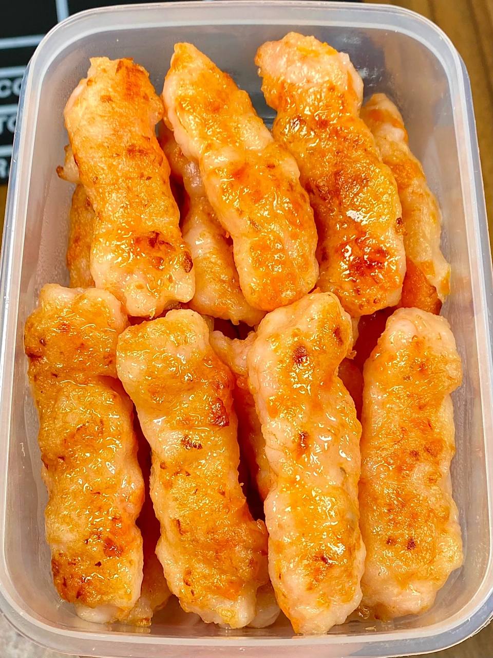 姐妹们,答应我一定要做这个铁板虾滑,也可以用不粘锅煎熟哦 虾滑qq弹